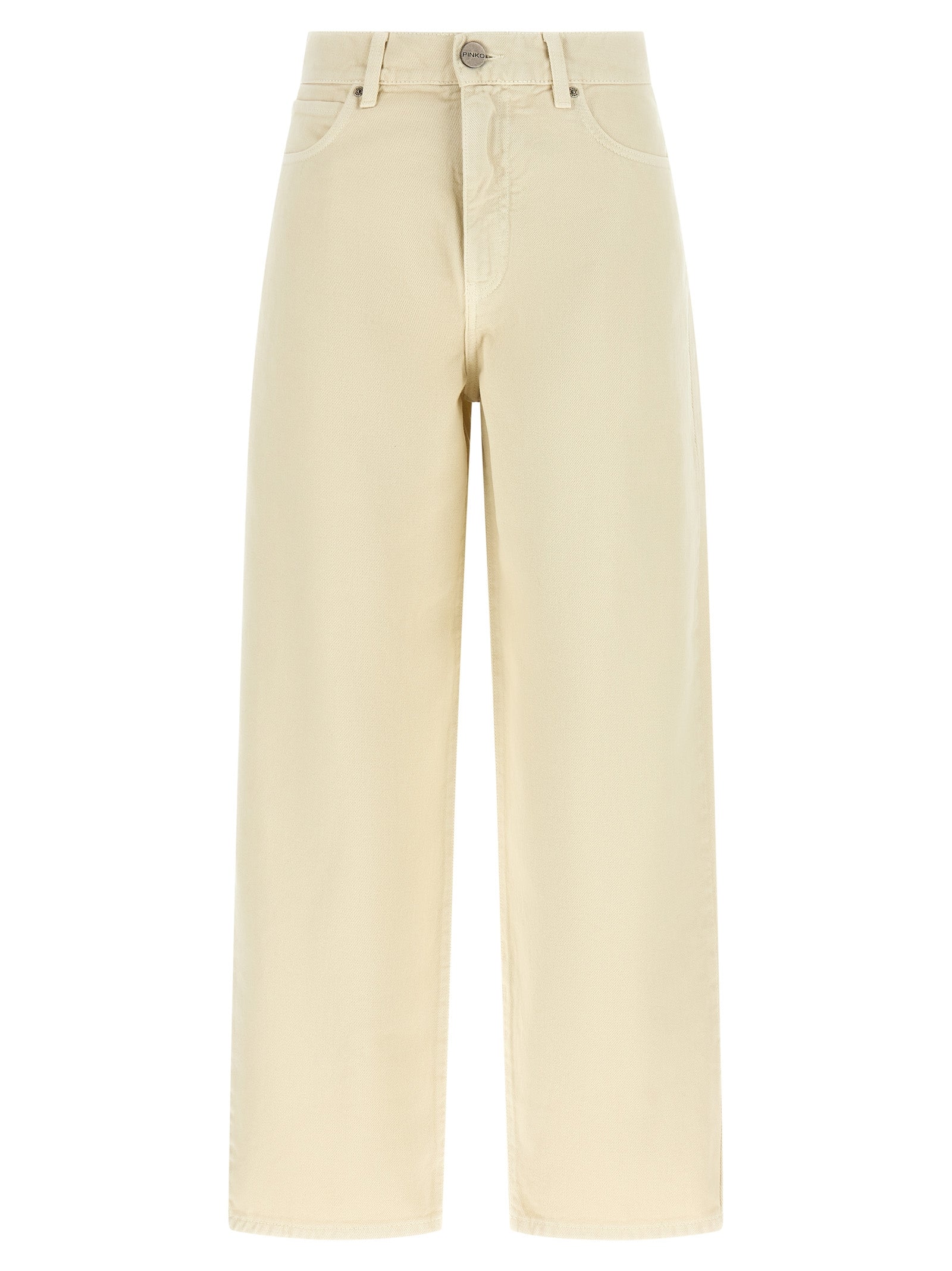 PINKO Beige Cotton Jeans Women's Denim