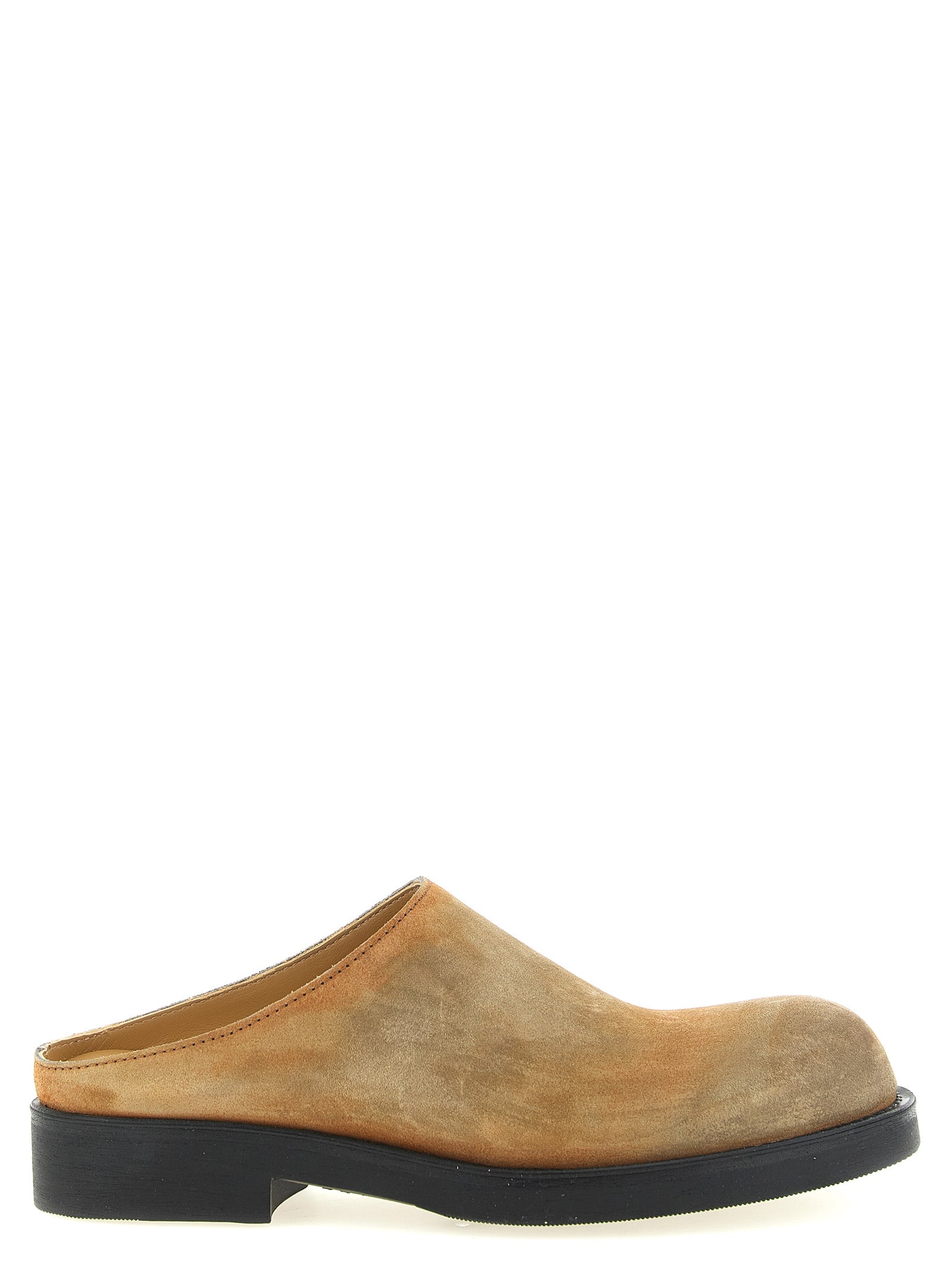 MM6 Maison Margiela Beige Cowhide Men's Mules