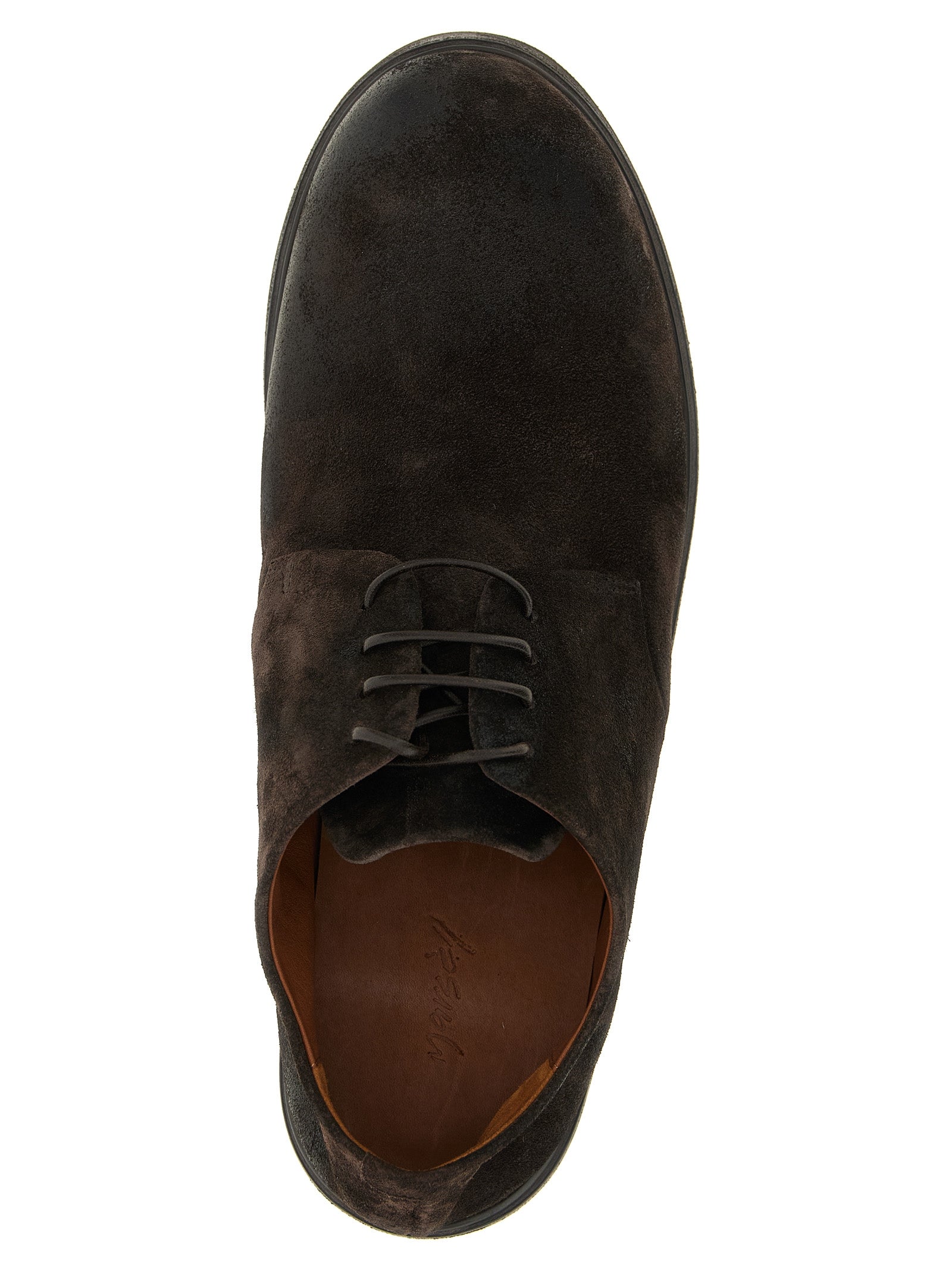 Marsell Brown Calfskin Oxfords And Men's Derbies