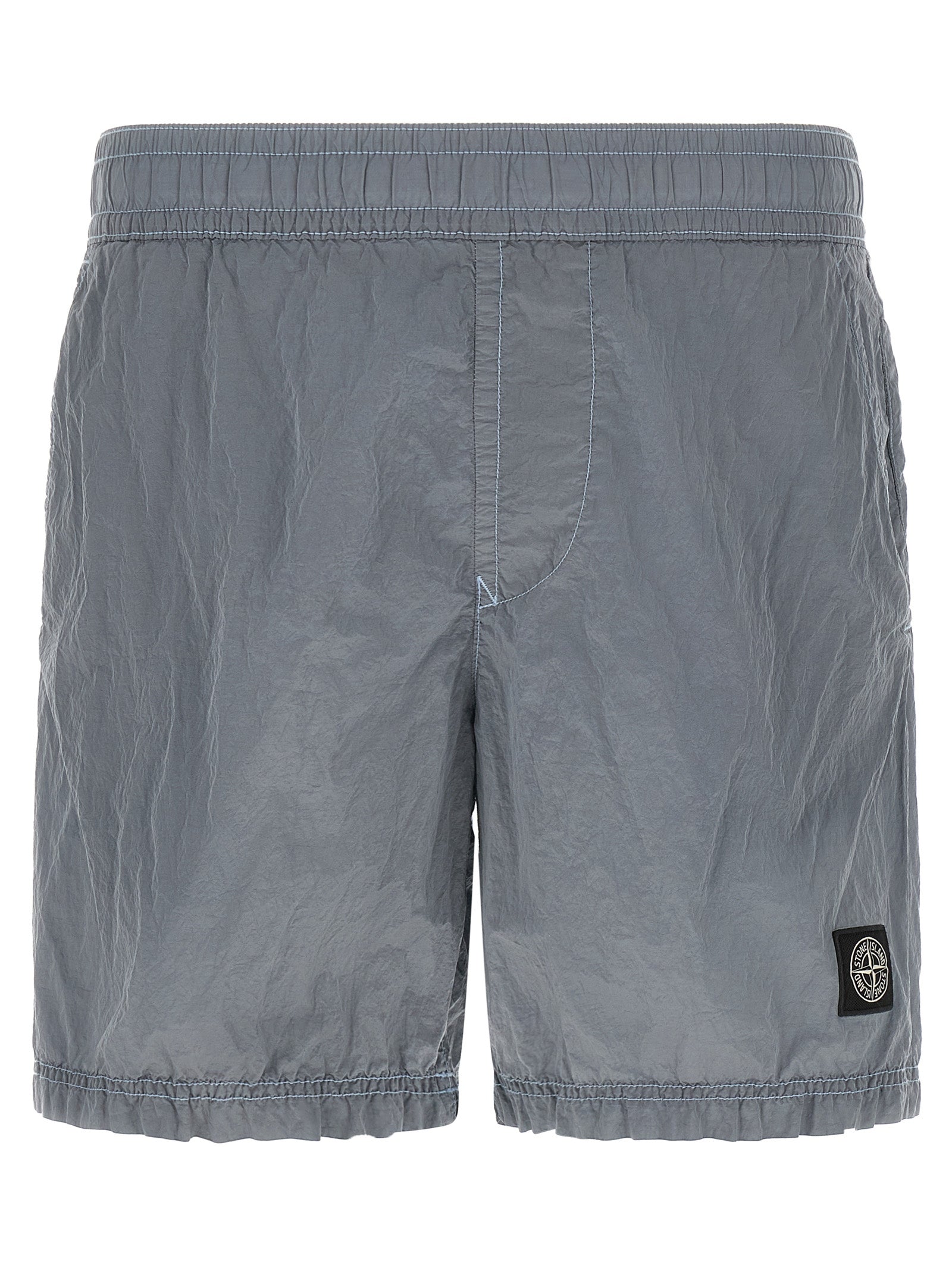 Stone Island Gray Polyamide Swim Men's Shorts