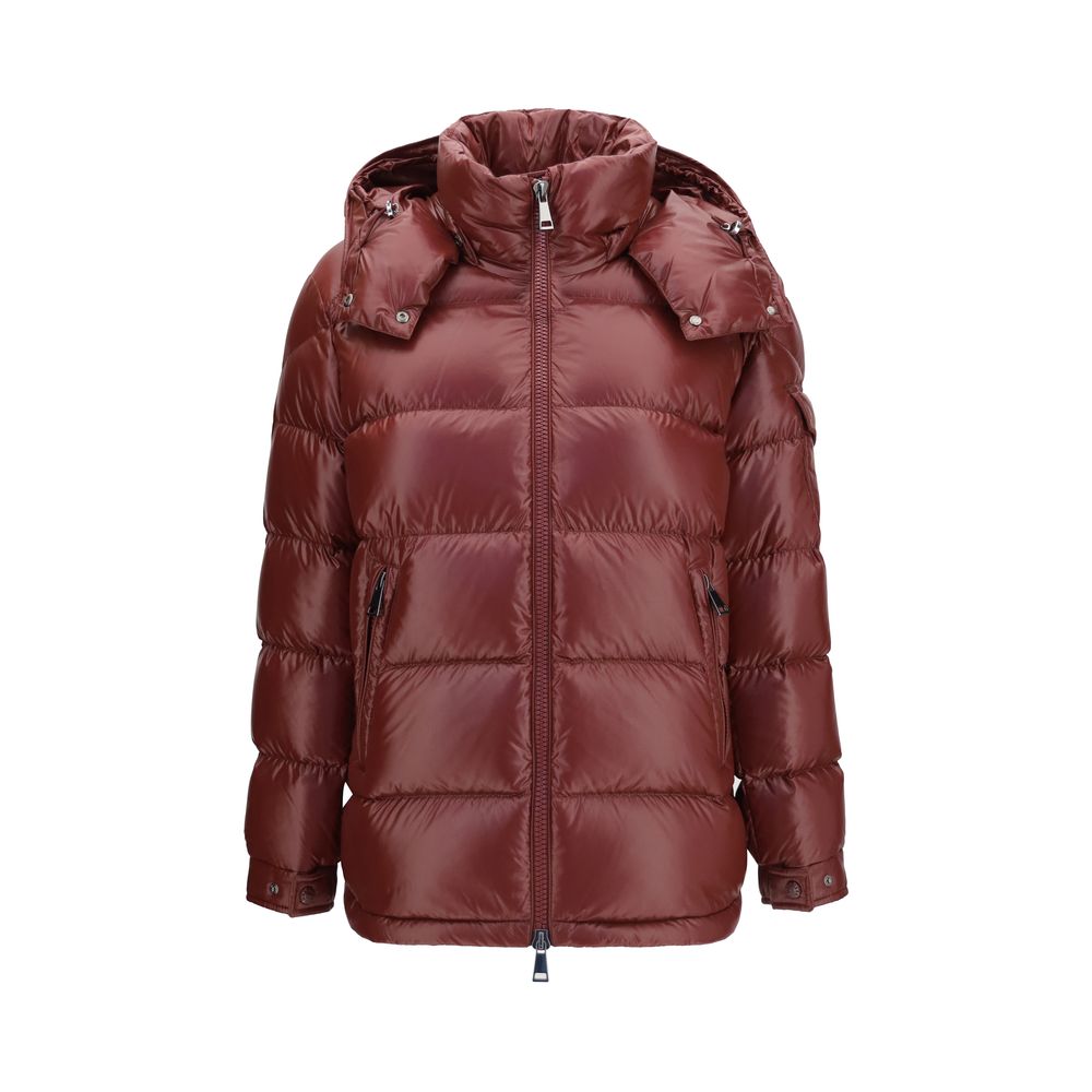 Moncler Bordeaux Goose Down Full-Length Women's Jacket