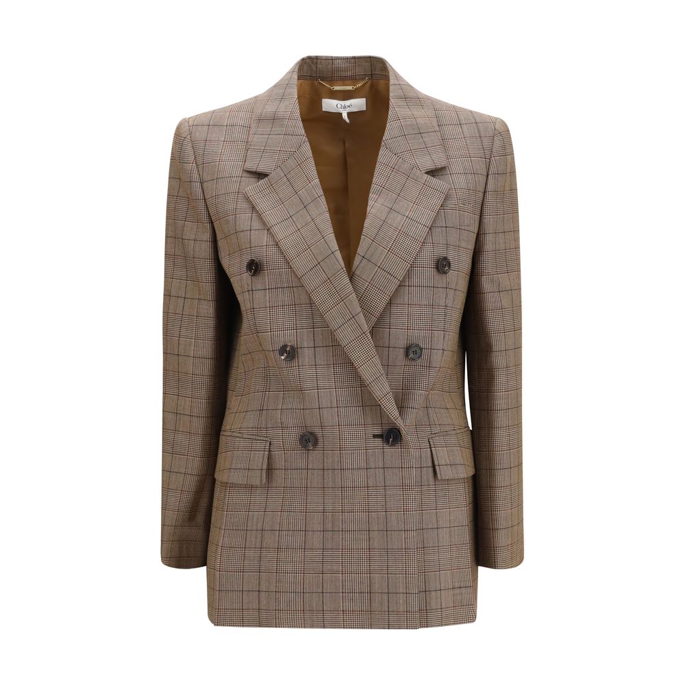 Chloé Beige Wool Oves Aries Women's Blazer