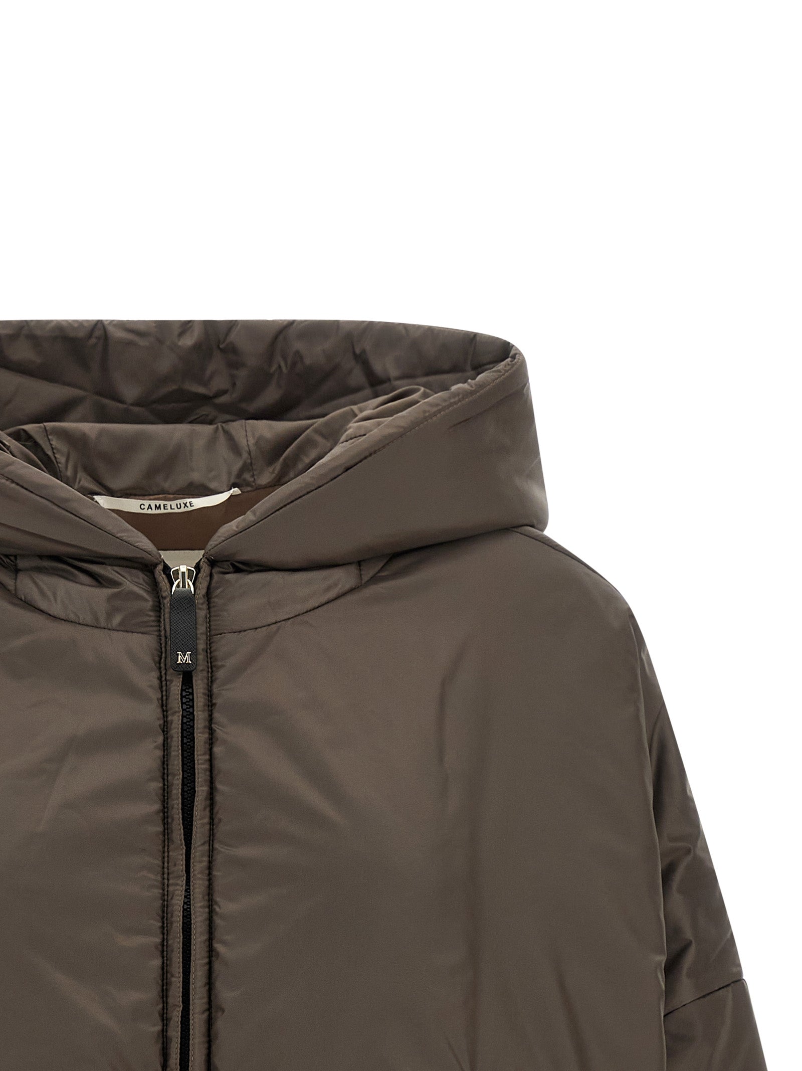 Max Mara Brown Polyester Shell Women's Jacket