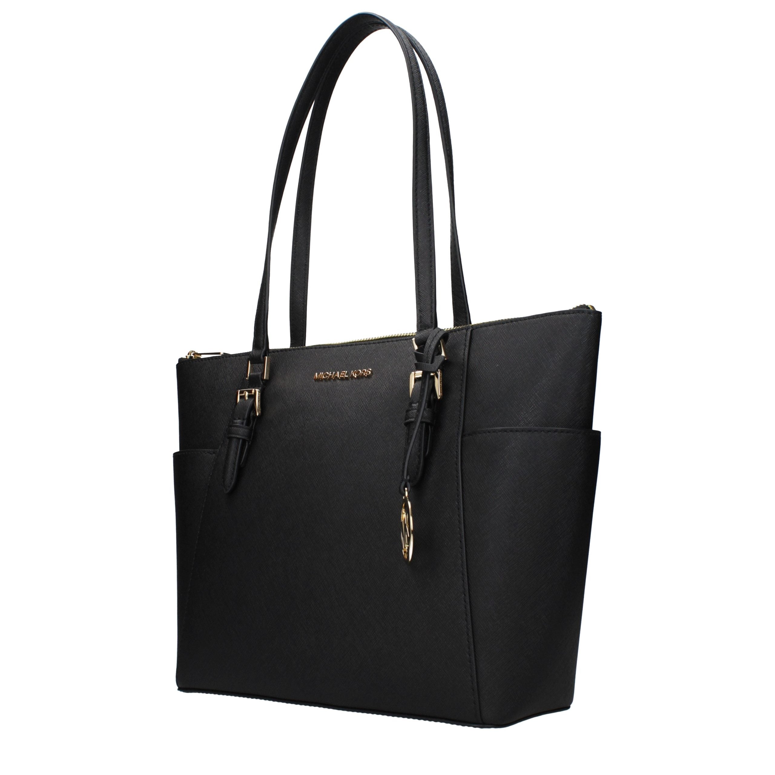 Michael Kors Black Leather Shoulder Women's Bag