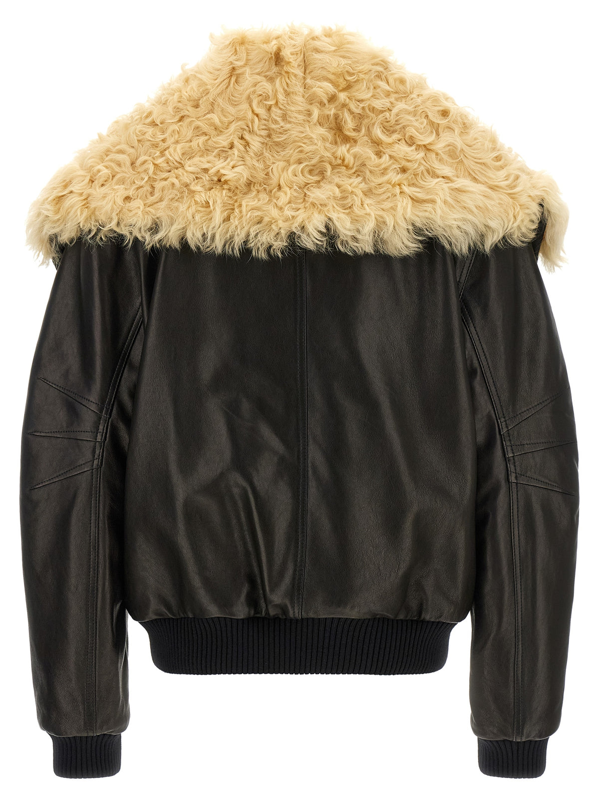 The Attico Black Lamb Leather Leather Women's Jacket