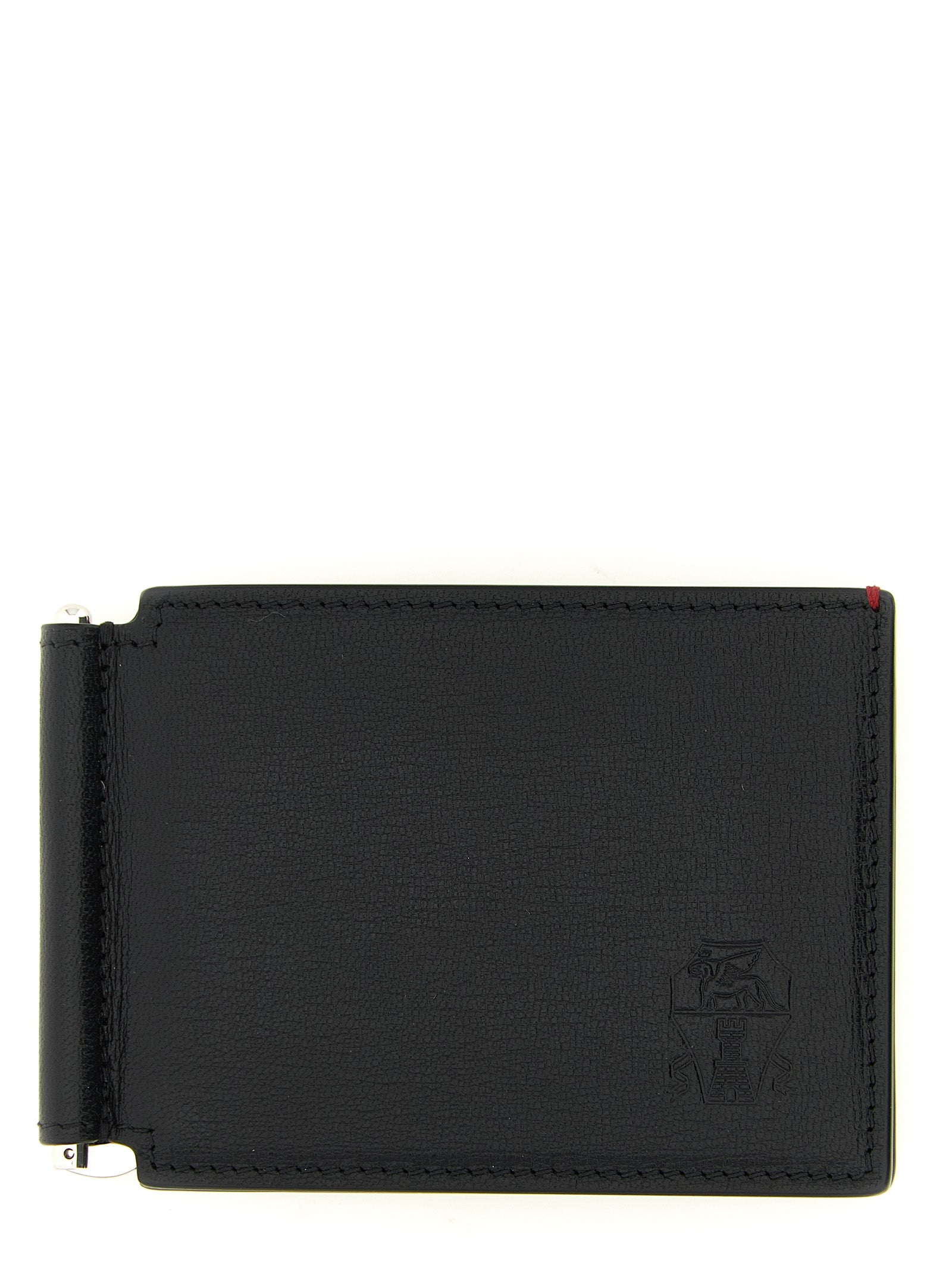 Brunello Cucinelli Black Goatskin Money Men's Clip