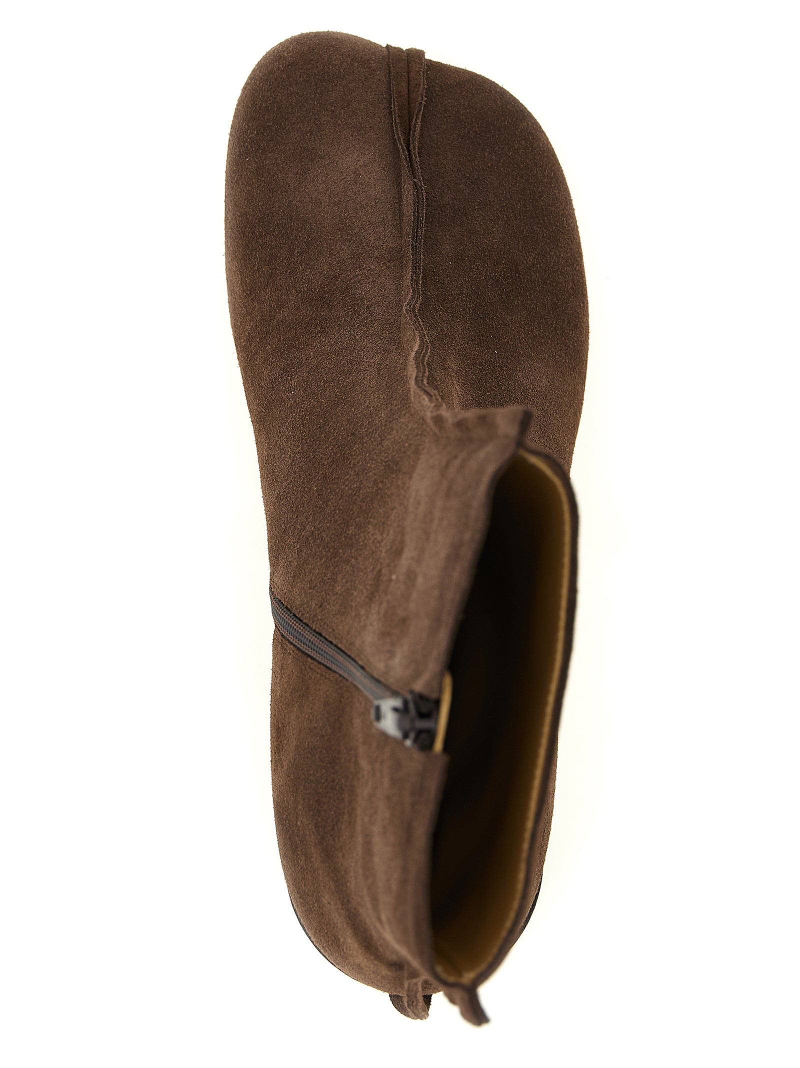 MM6 Maison Margiela Brown Cowhide Ankle Women's Boots