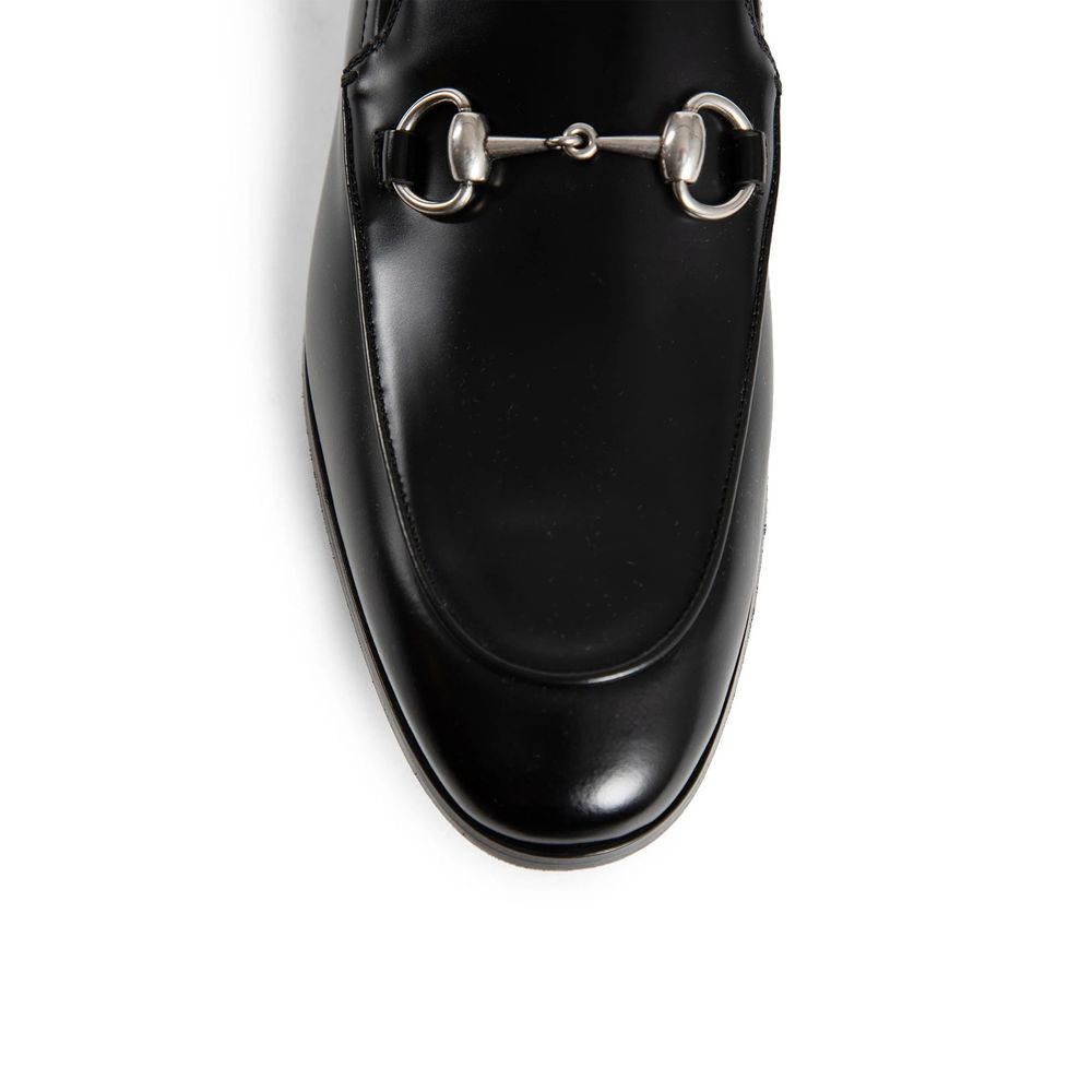 Gucci Black Calfskin Slip-On Men's Loafers