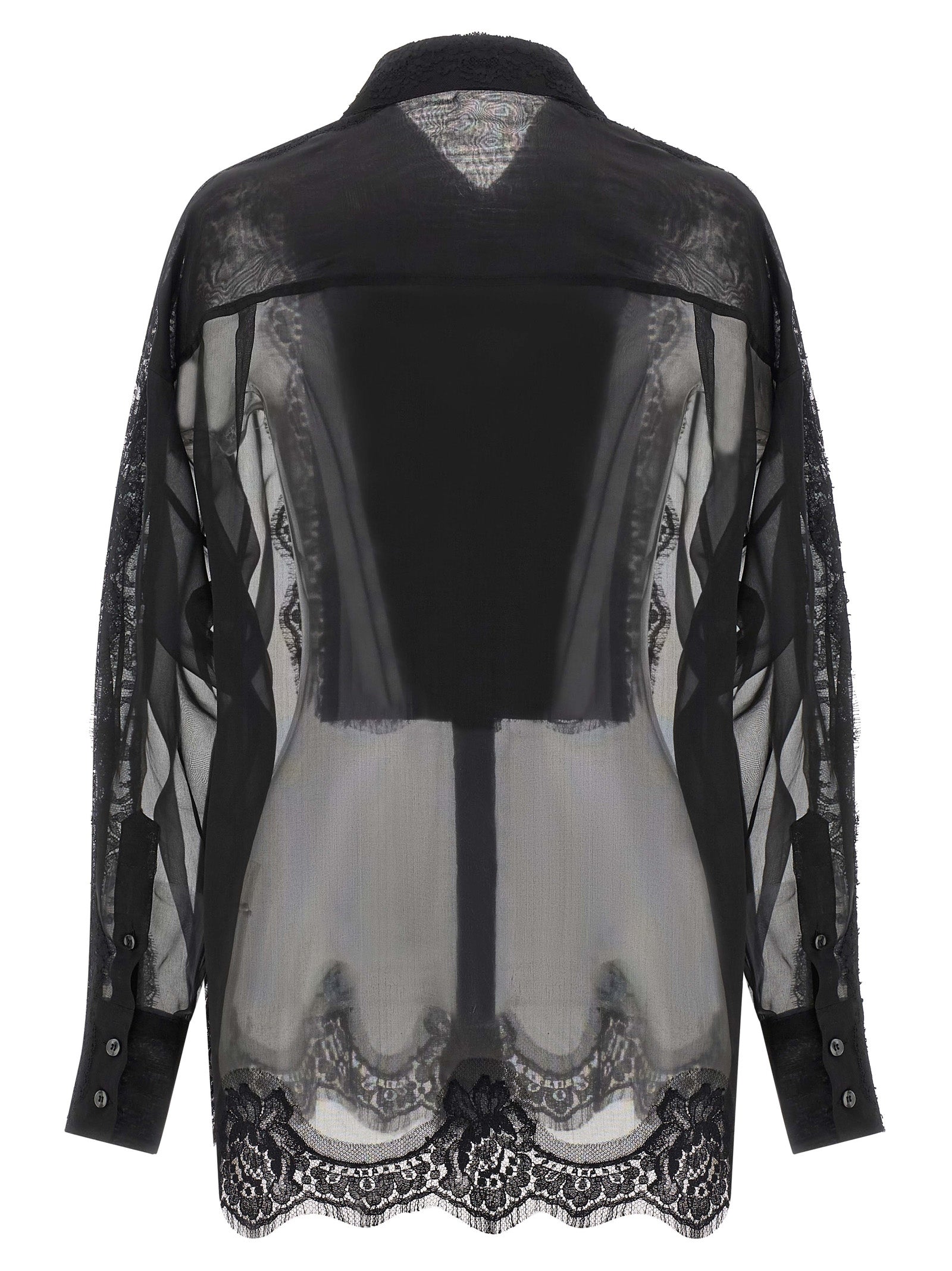Dolce & Gabbana Black Silk Women's Blouse