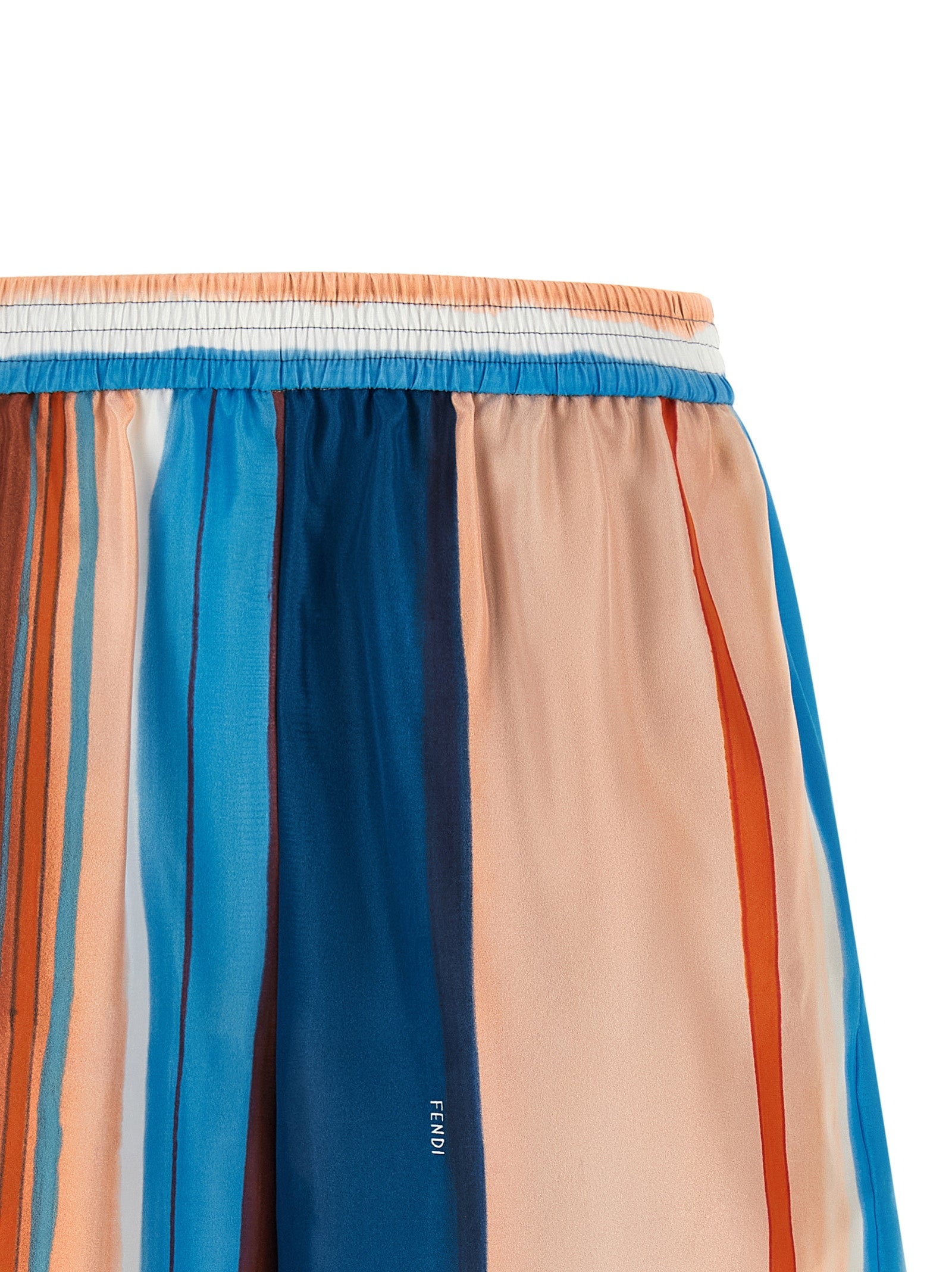 Fendi Multicolor Silk Bermuda Women's Shorts