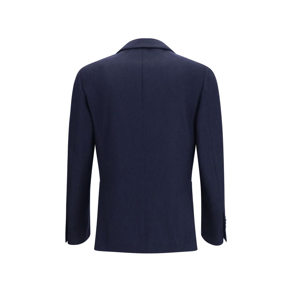 Lardini Blue Wool Oves Aries Men's Jacket