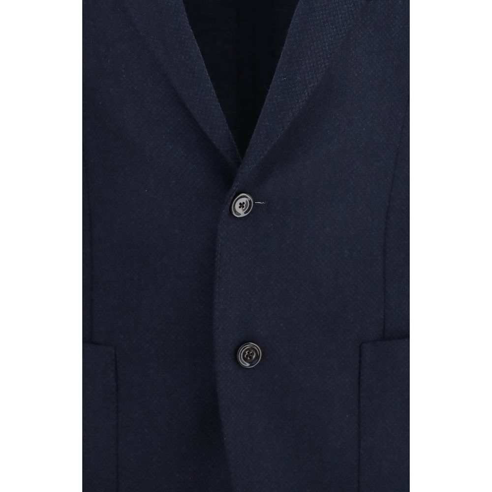 Lardini Blue Wool Oves Aries Men's Jacket