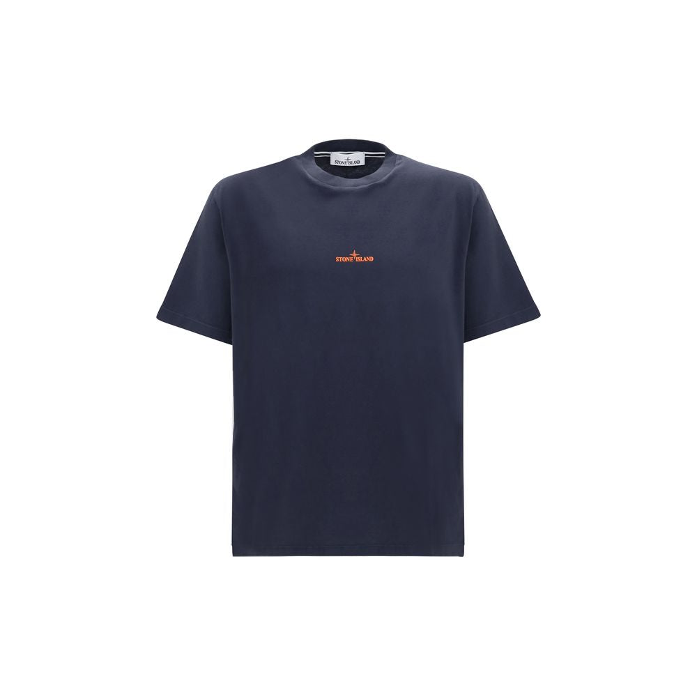 Stone Island Blue Cotton Men's Sportswear