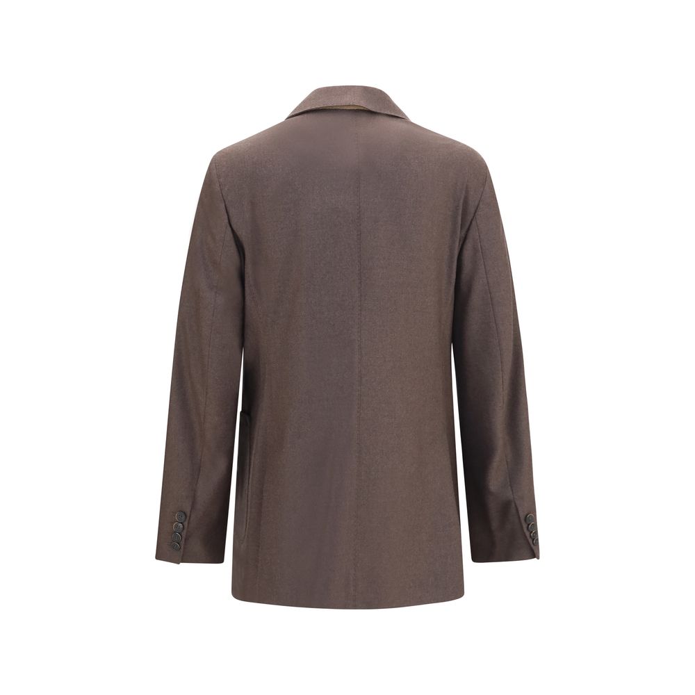 Max Mara Brown Cashmere Women's Blazer