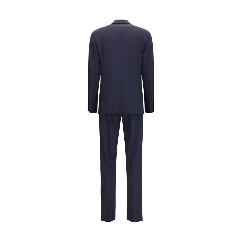 Lardini Blue Wool Oves Aries Two-Piece Men's Suit