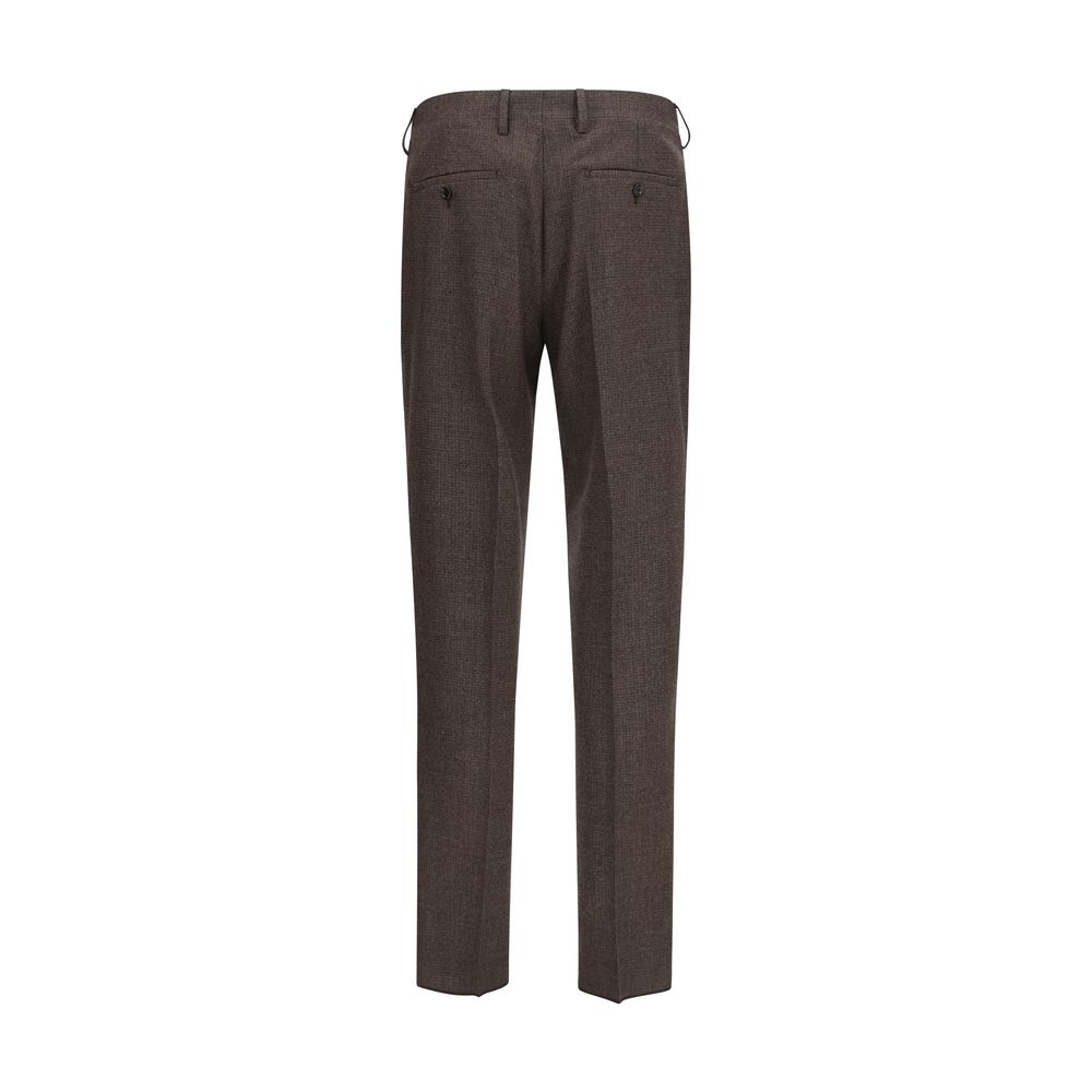 Lardini Brown Viscose Dress Men's Pants