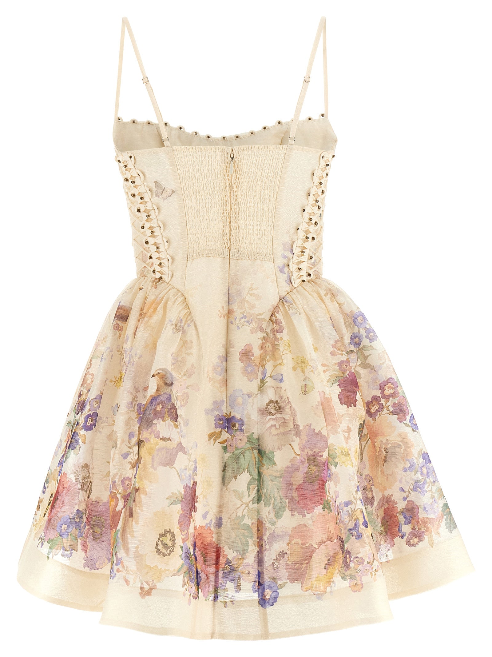 Zimmermann Beige Linen Short Women's Dress