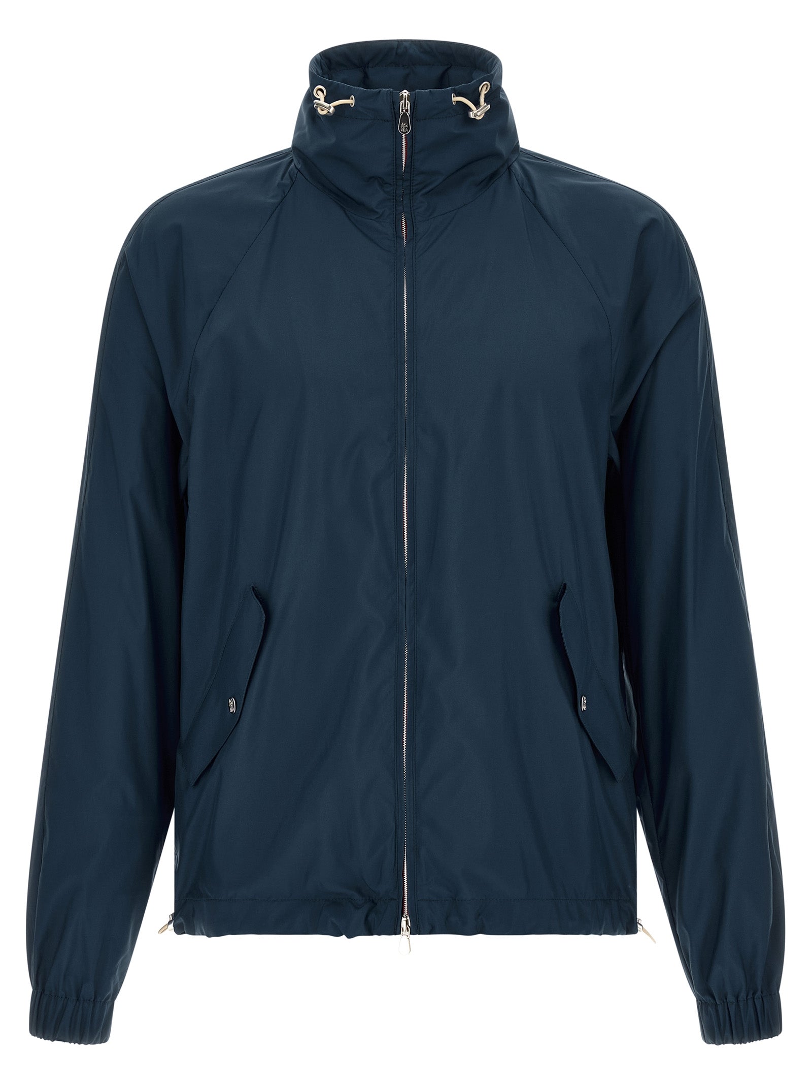 Brunello Cucinelli Blue Polyester Full-Length Men's Jacket