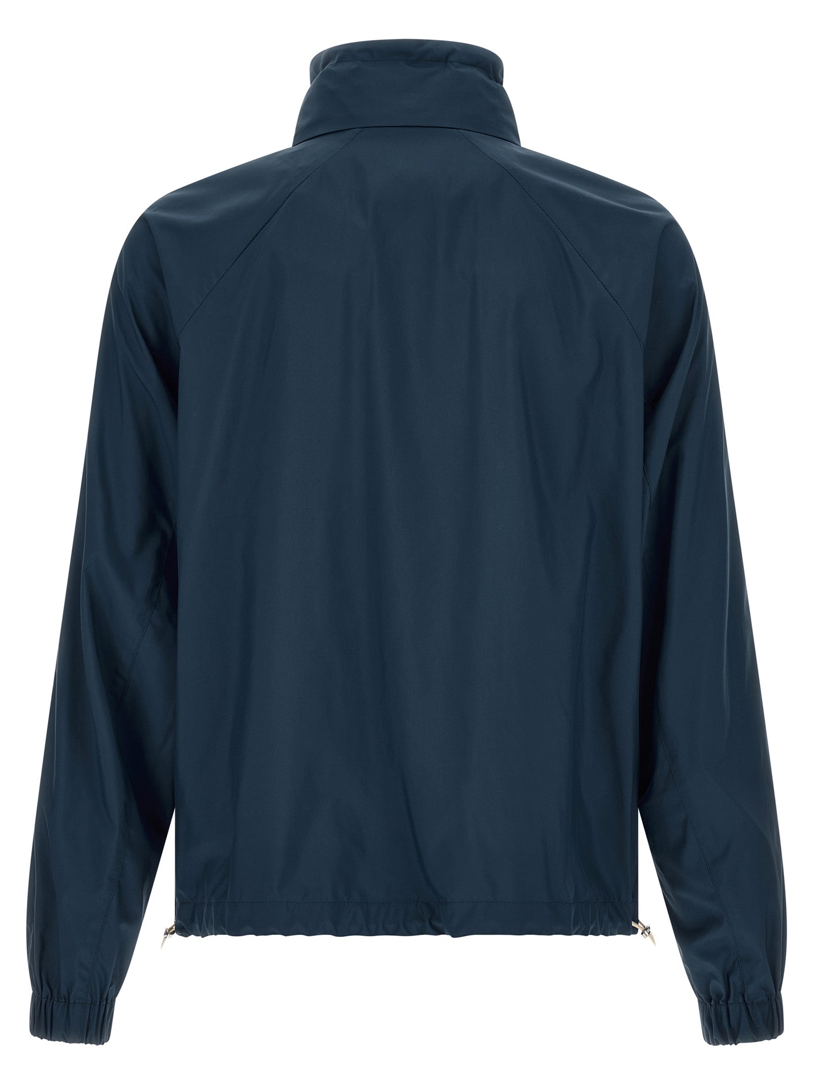 Brunello Cucinelli Blue Polyester Full-Length Men's Jacket