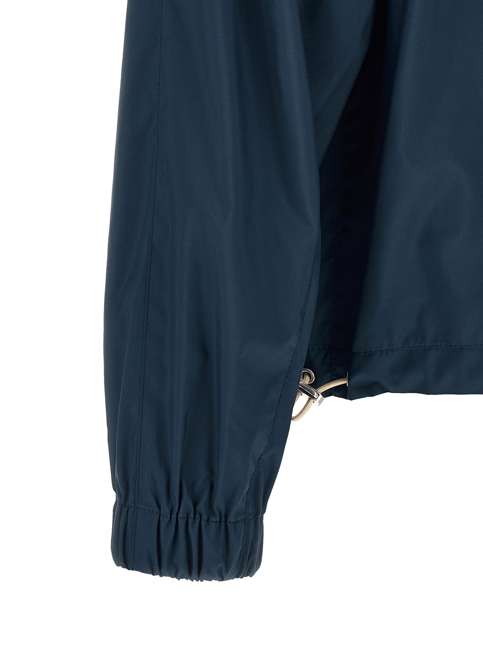 Brunello Cucinelli Blue Polyester Full-Length Men's Jacket