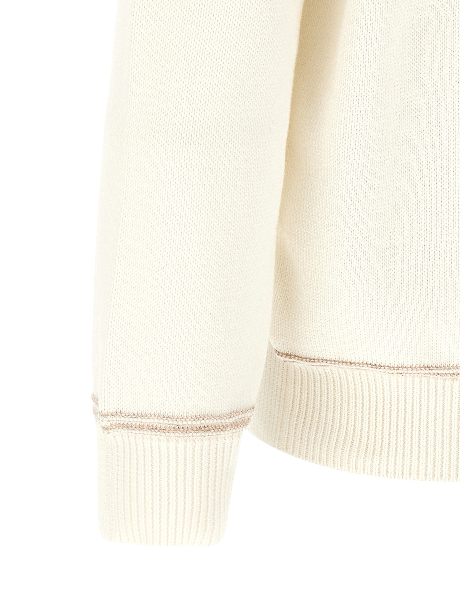 Brunello Cucinelli Beige Cotton Men's Cardigan