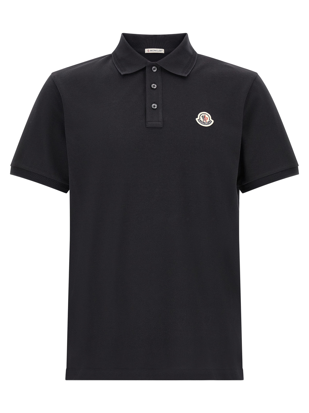 Moncler Blue Cotton Polo Men's Shirt
