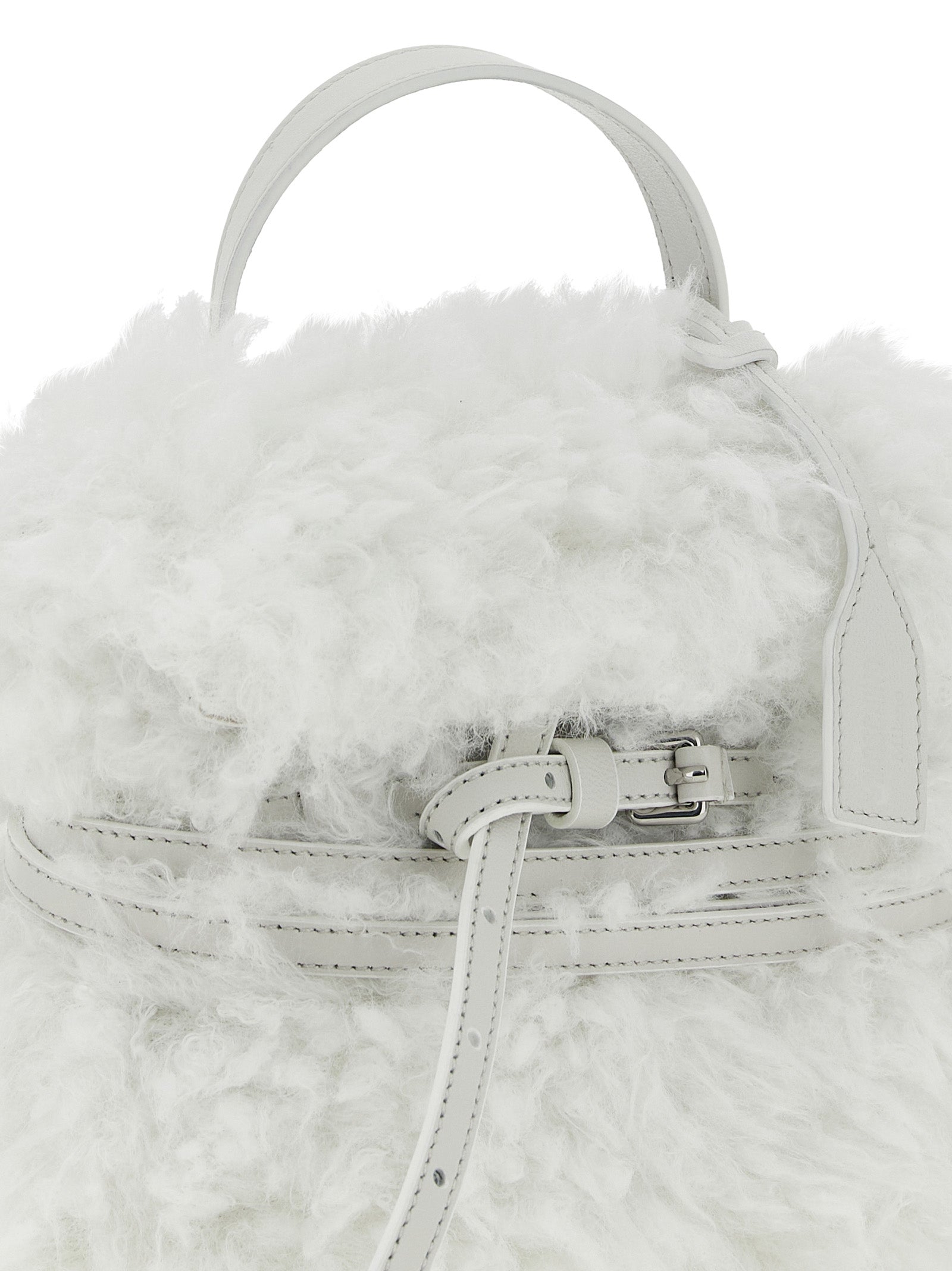 Moschino White Leather Women's Handbag