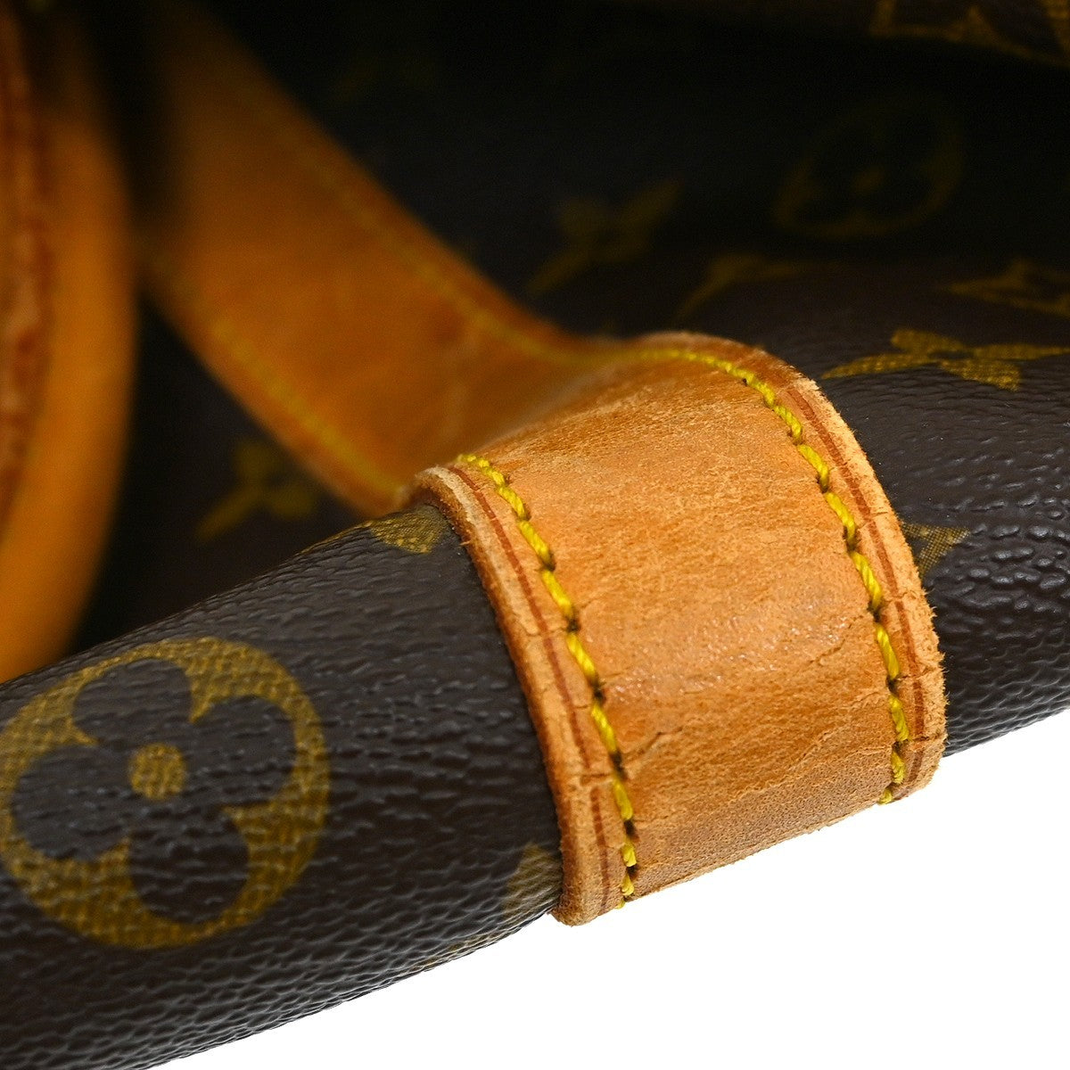 Louis Vuitton Keepall Bandoulière Monogram Brown Canvas Travel Bag Bag (Pre-Owned)