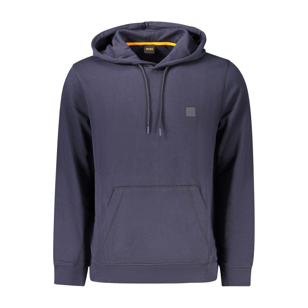 Hugo Boss Blue Cotton Men's Men's Hoodie