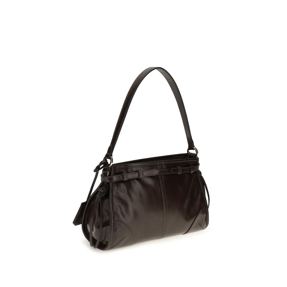 Prada Brown Calf Leather Bos Taurus Women's Handbag