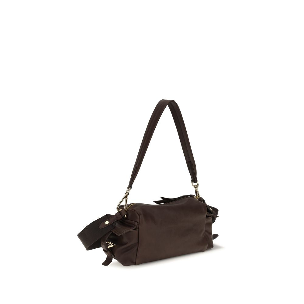 Prada Brown Napa Leather / Calf Bos Taurus Shoulder Women's Bag