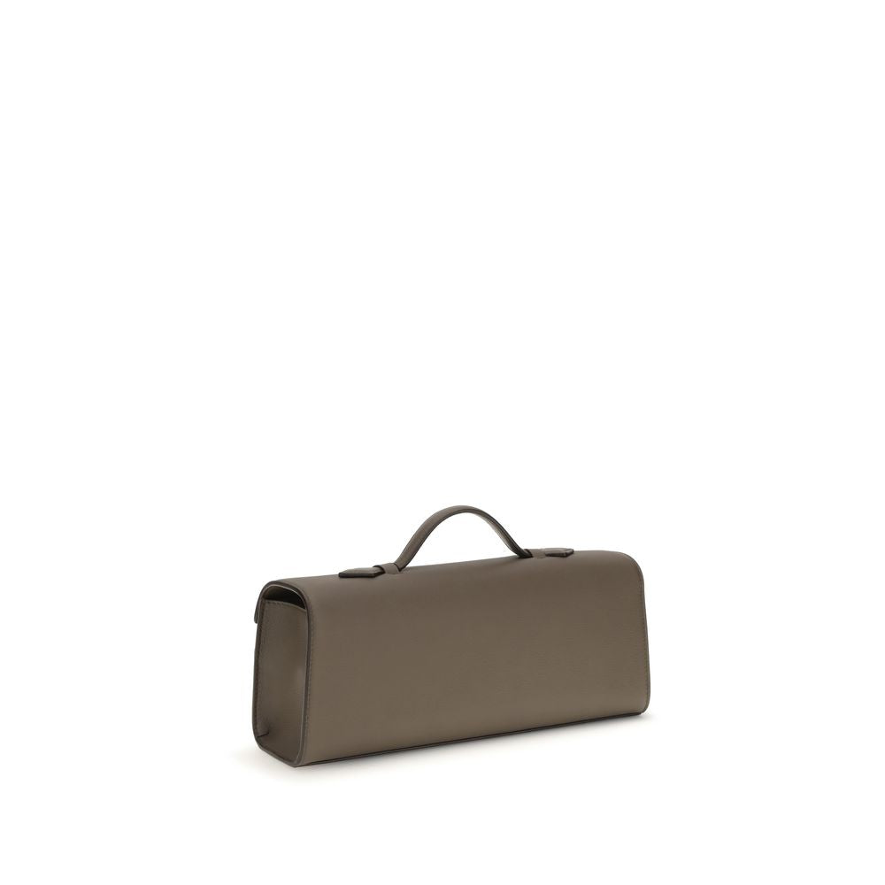Savette Brown Calf Leather Bos Taurus Shoulder Women's Bag