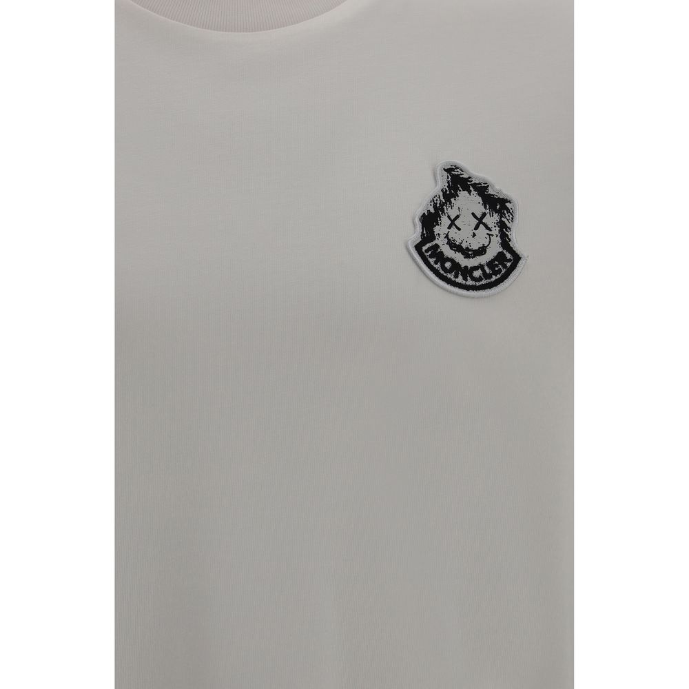 Moncler Beige Cotton Men's T-Shirt