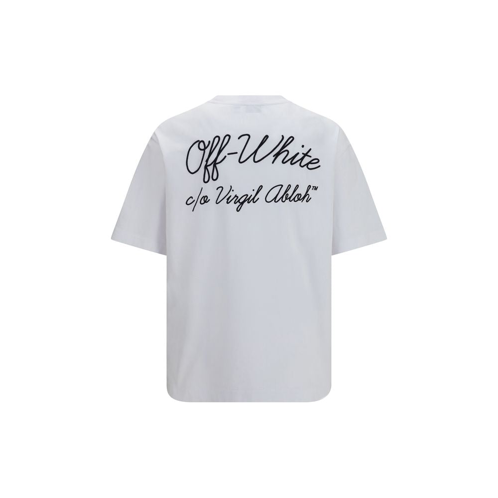 Off-White White Cotton Men's T-Shirt