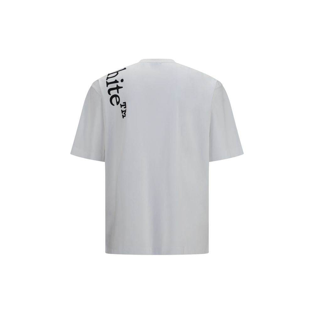 Off-White White Cotton Men's T-Shirt