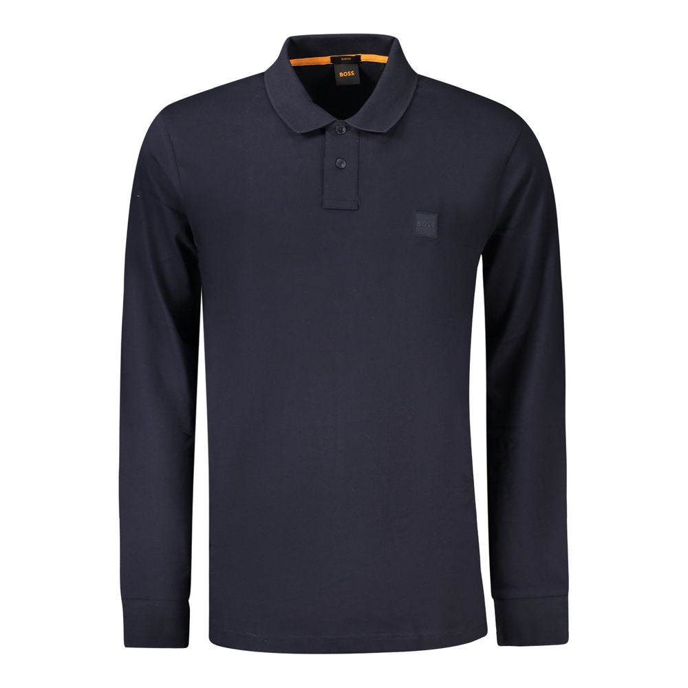 Hugo Boss Blue Cotton Men's Men's Polo