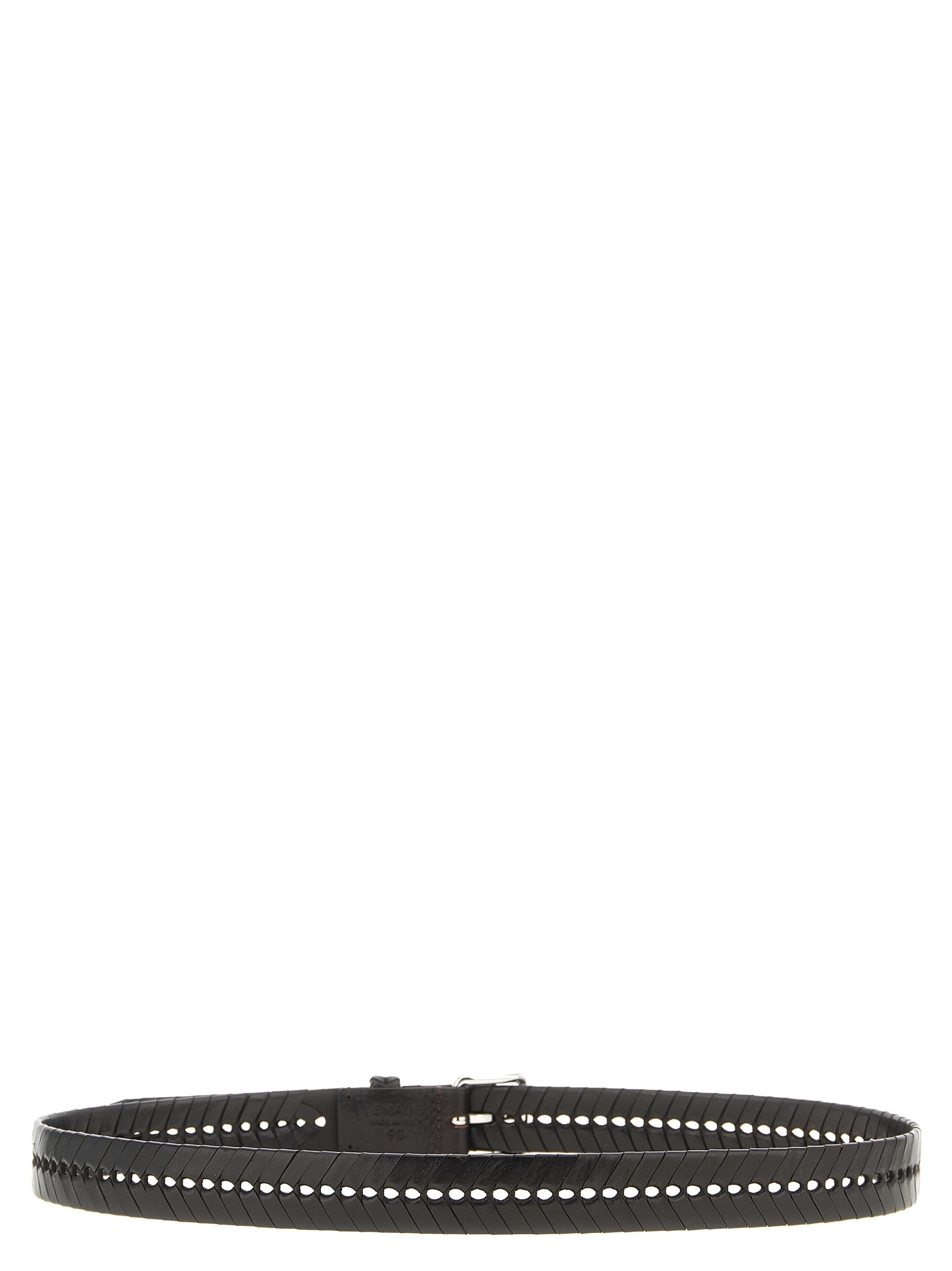 Lemaire Brown Calfskin Men's Belt