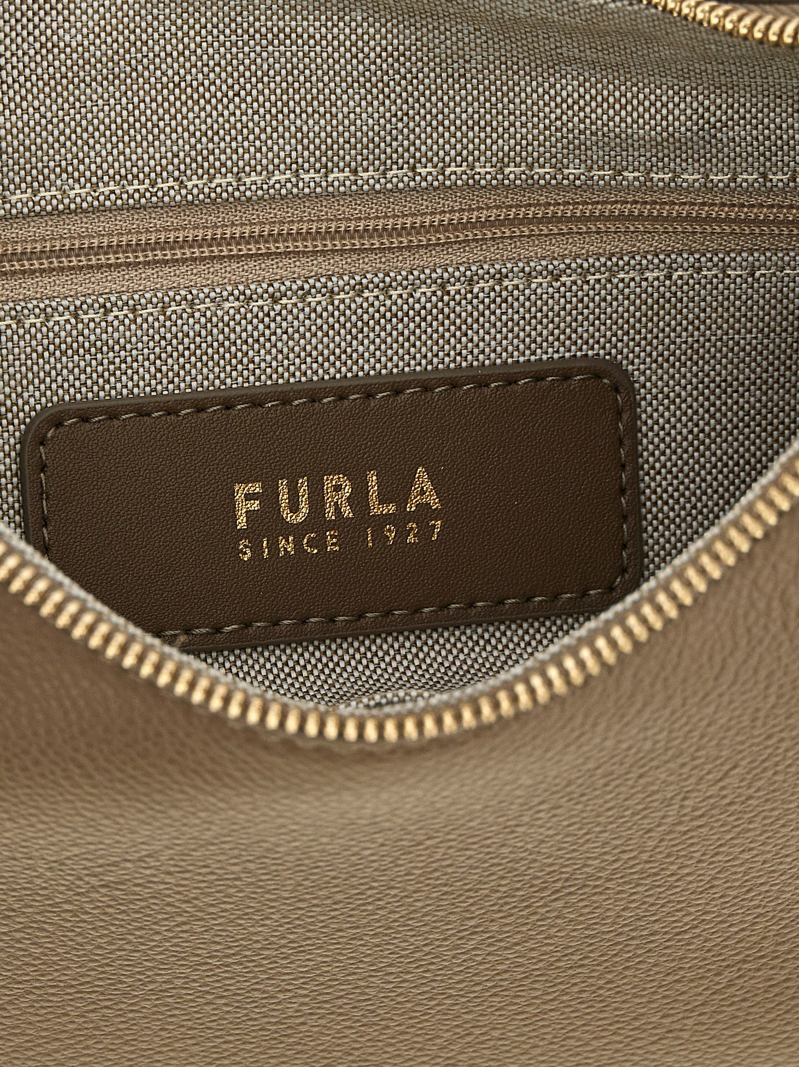 Furla Beige Calfskin Shoulder Women's Bag
