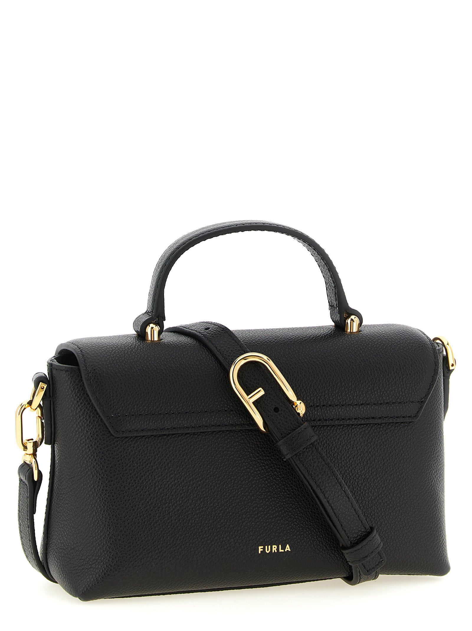 Furla Black Calfskin Women's Handbag