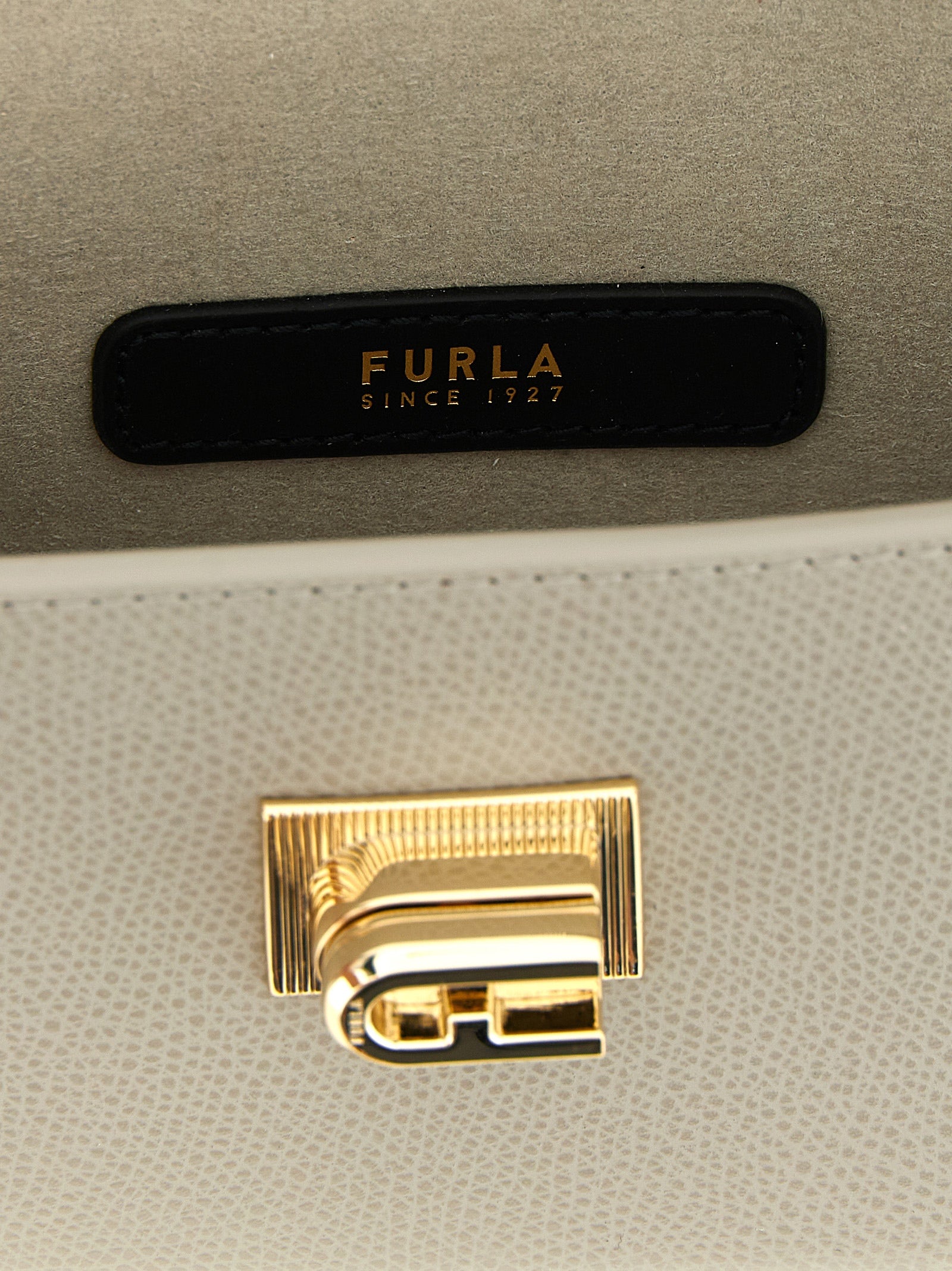 Furla Gray Calfskin Crossbody Women's Bag