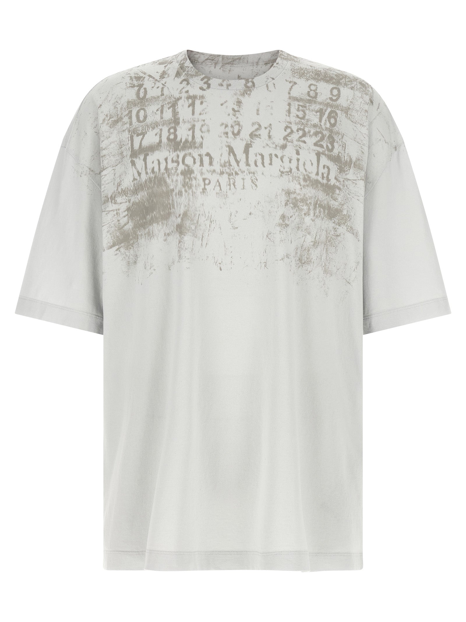 Maison Margiela Gray Cotton Men's T-Shirt
