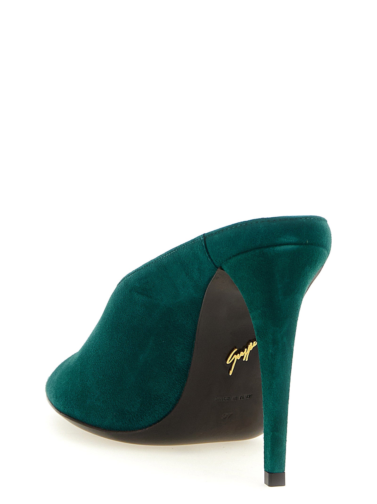 Giuseppe Zanotti Bicolor Suede Leather Stiletto Heel Women's Sandals