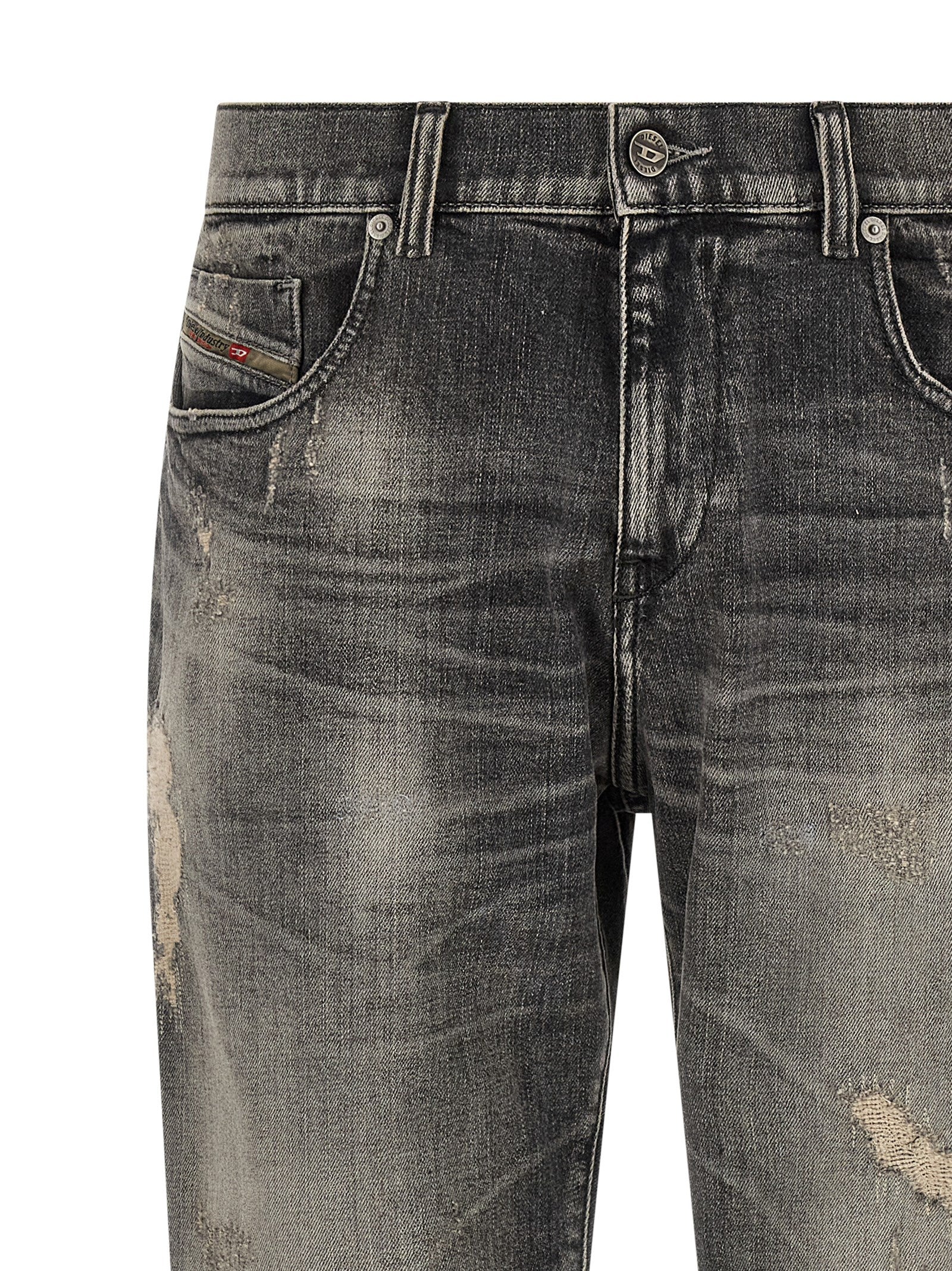 Diesel Gray Cotton Skinny Men's Jeans