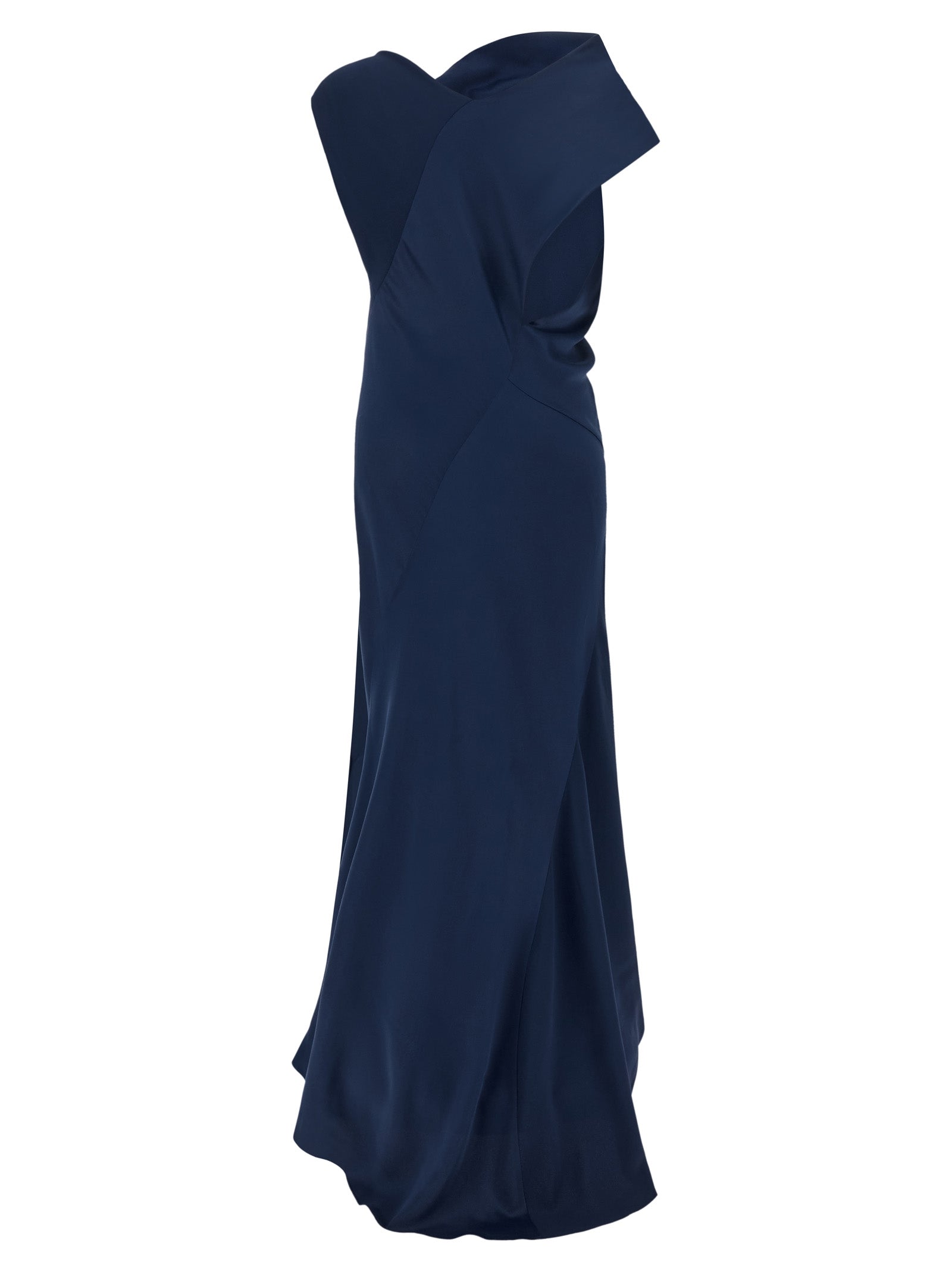 Alberta Ferretti Blue Viscose Long Women's Dress