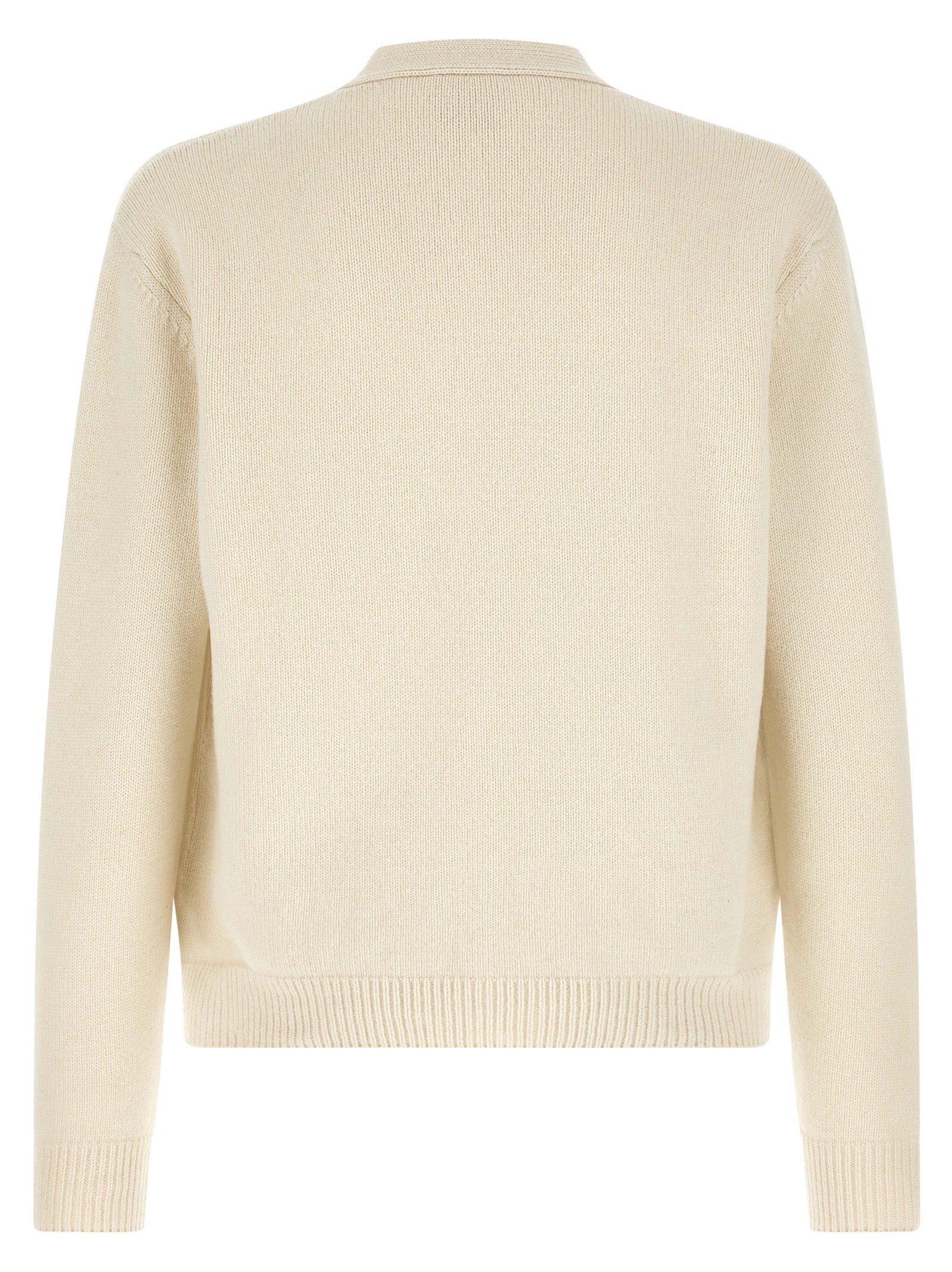 A.P.C. White Wool Men's Cardigan