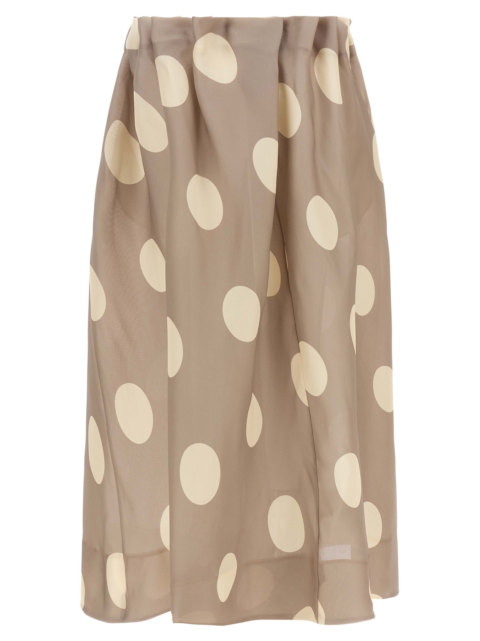 Khaite Gray Silk Mini Women's Skirt