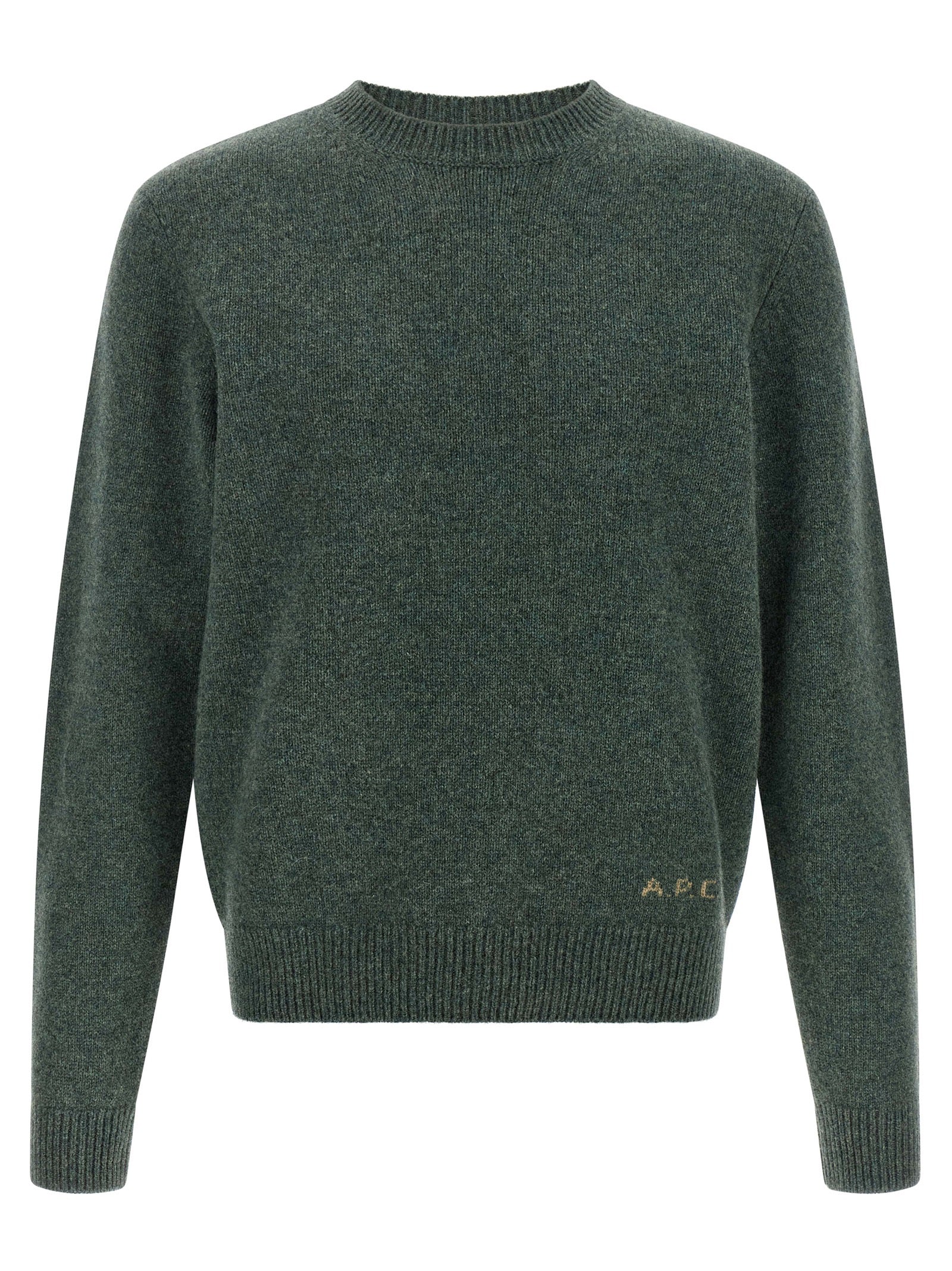 A.P.C. Bicolor Wool Men's Cardigan
