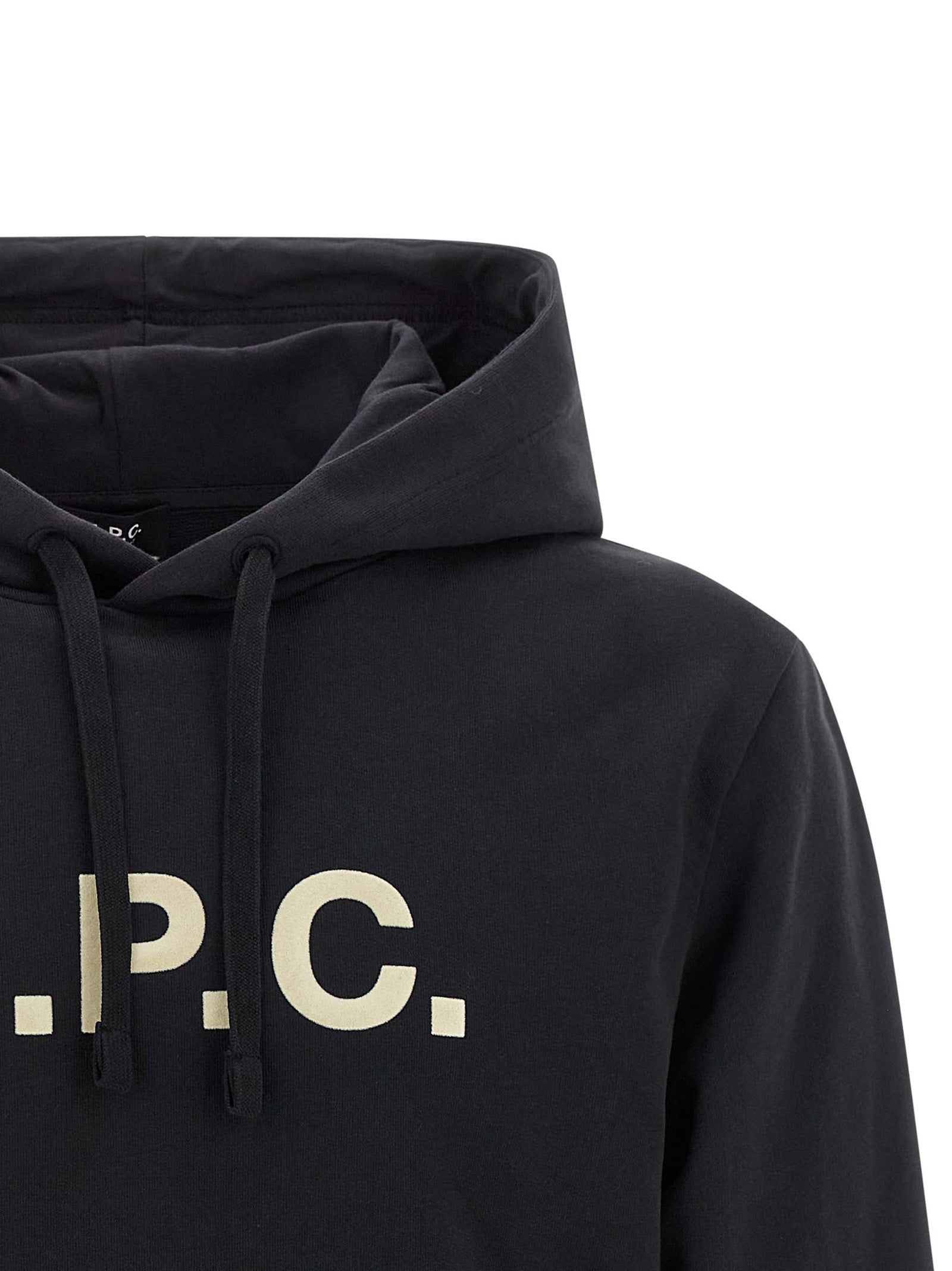 A.P.C. Black Cotton Women's Hoodie