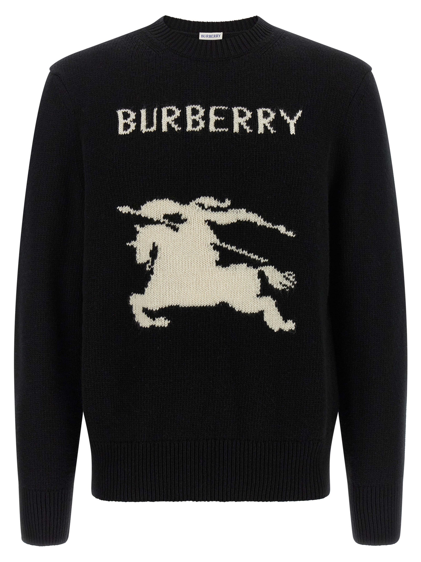 Burberry Black Wool Men's Cardigan