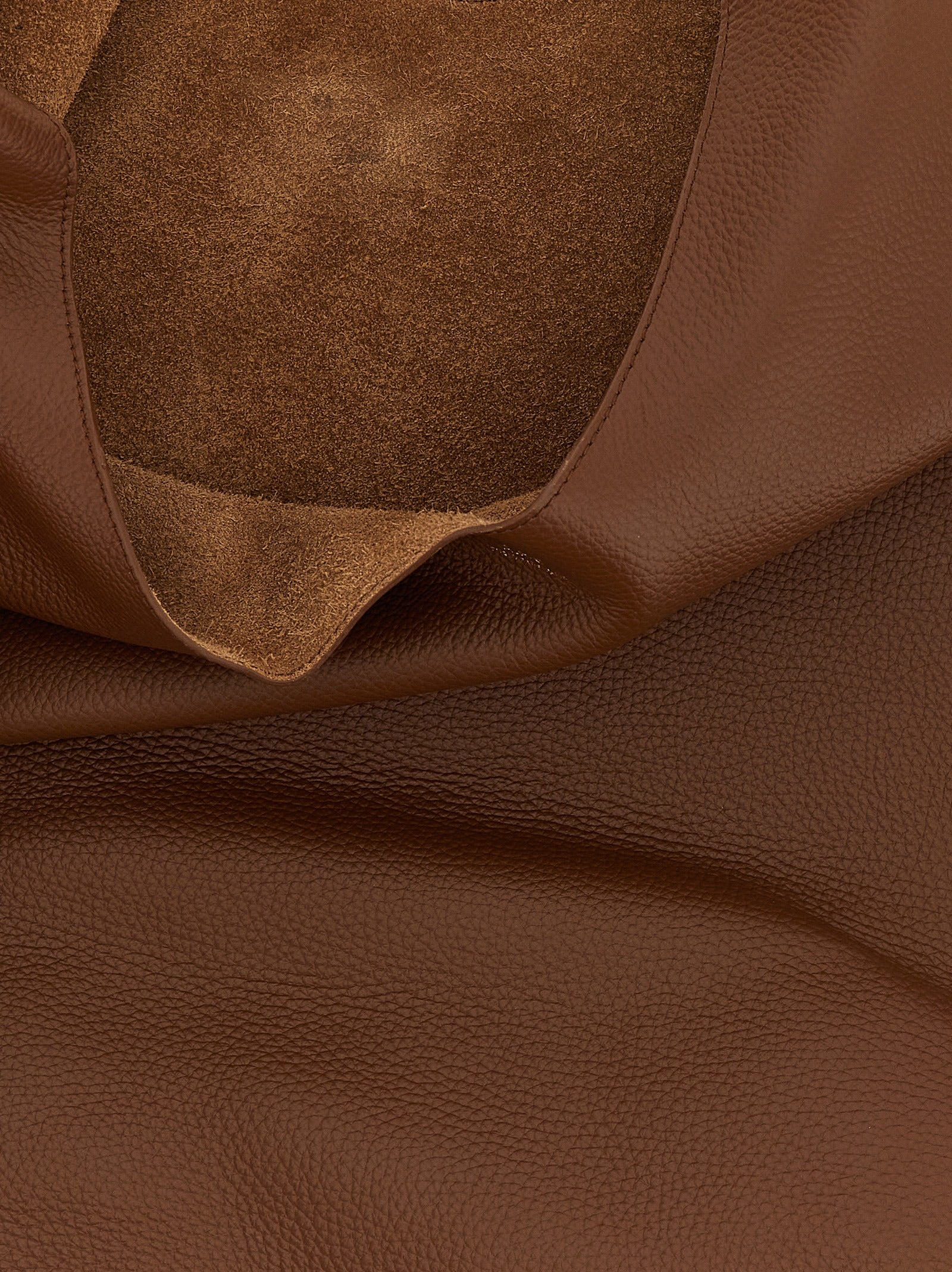 A.P.C. Brown Cowhide Shoulder Women's Bag